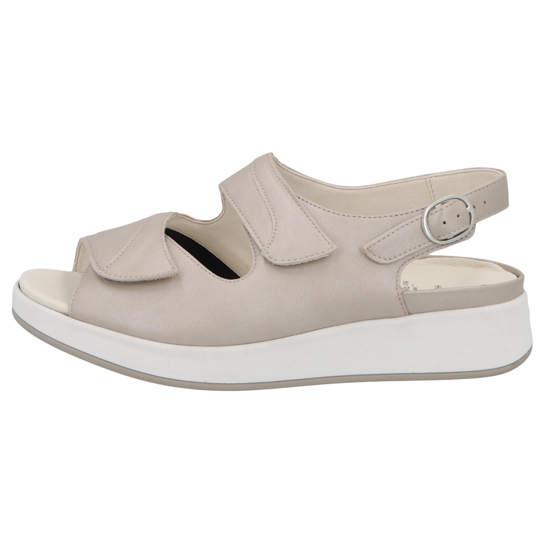 braune sandale seitenansicht links