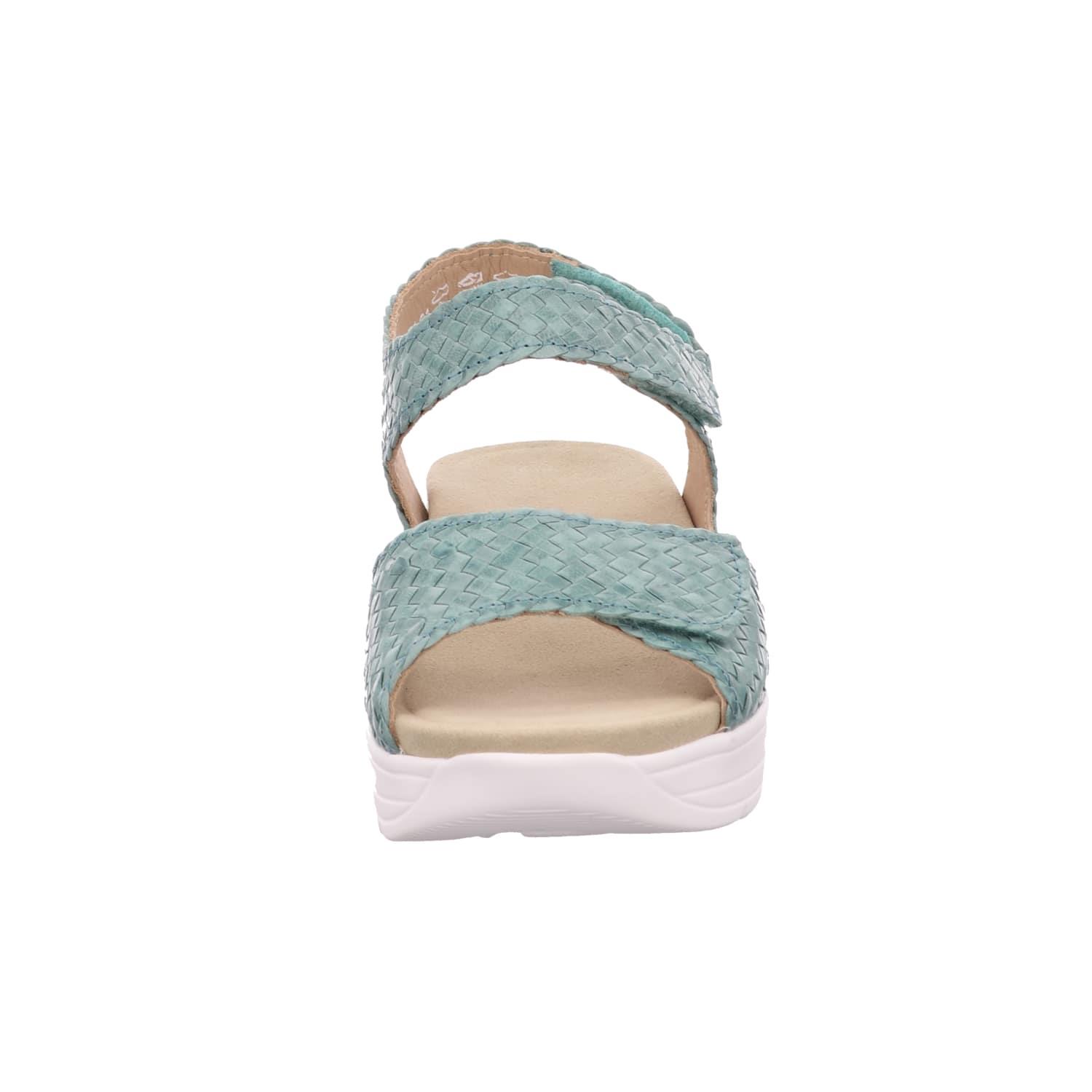 grüne sandale sohlenansicht