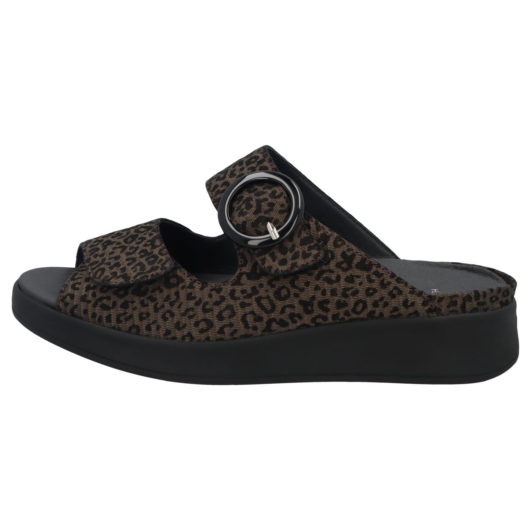 braune pantolette seitenansicht links