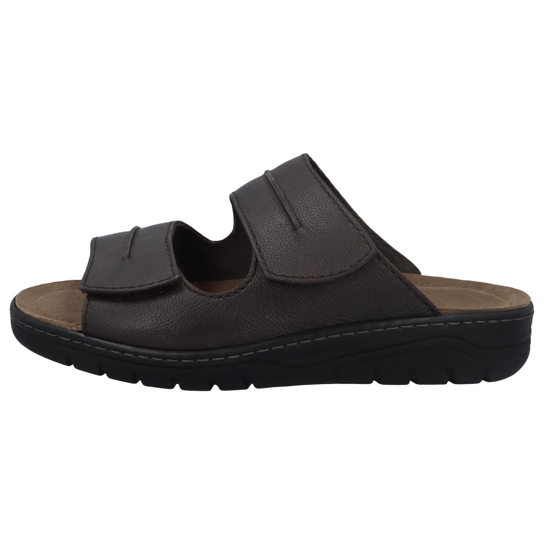 braune pantolette seitenansicht links