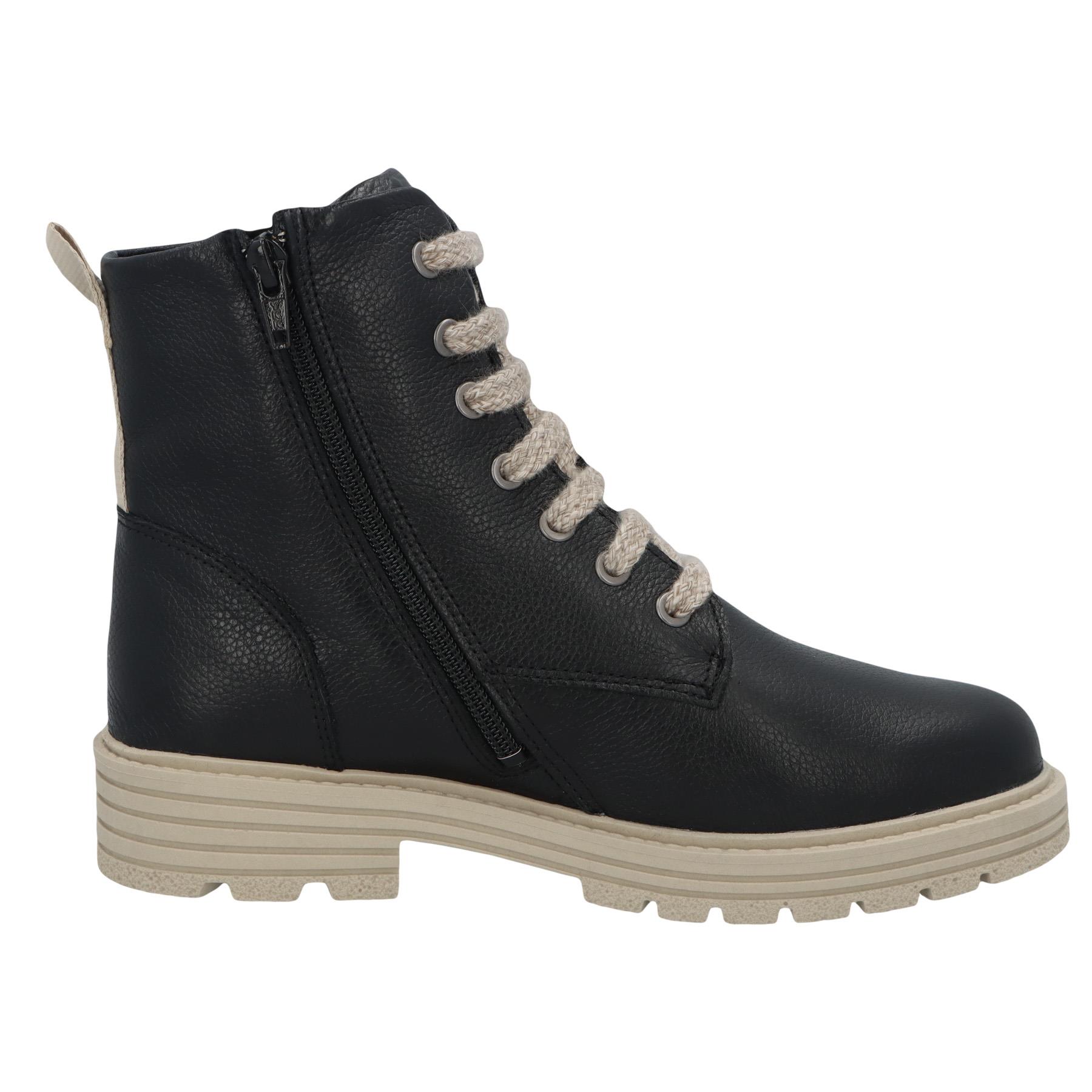 schwarze stiefel seitenansicht rechts