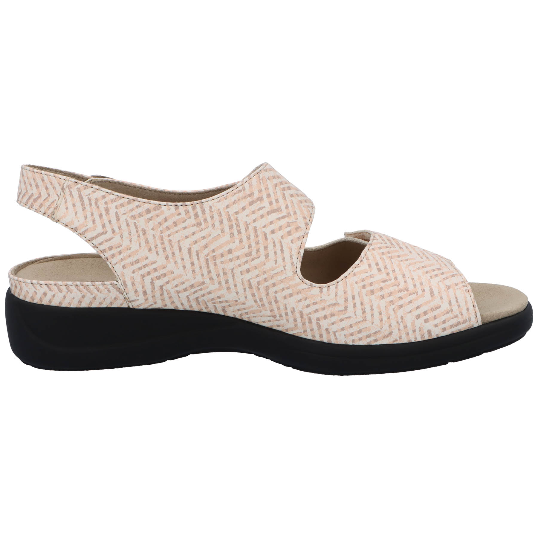 mehrfarbige sandale seitenansicht rechts