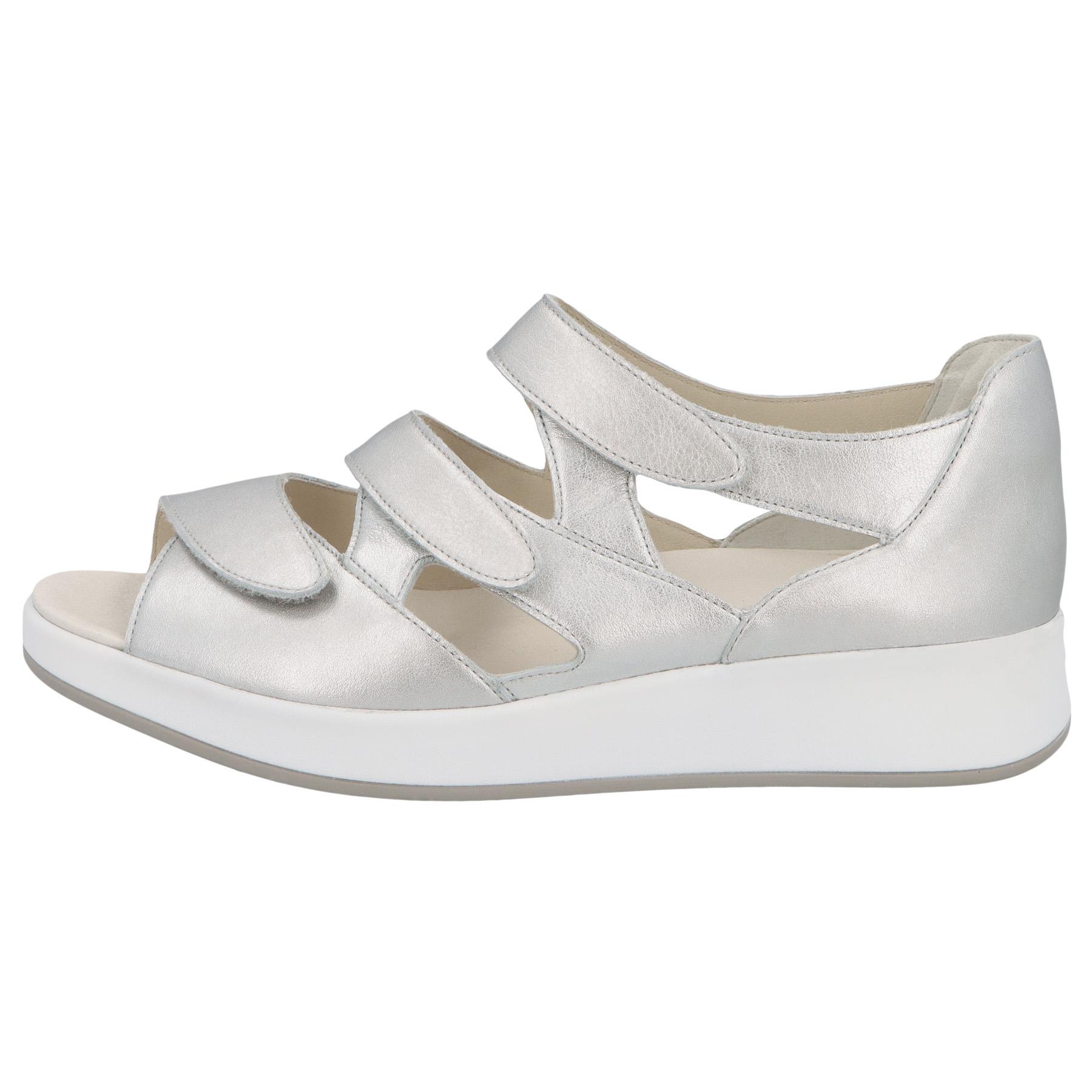 graue sandale seitenansicht links