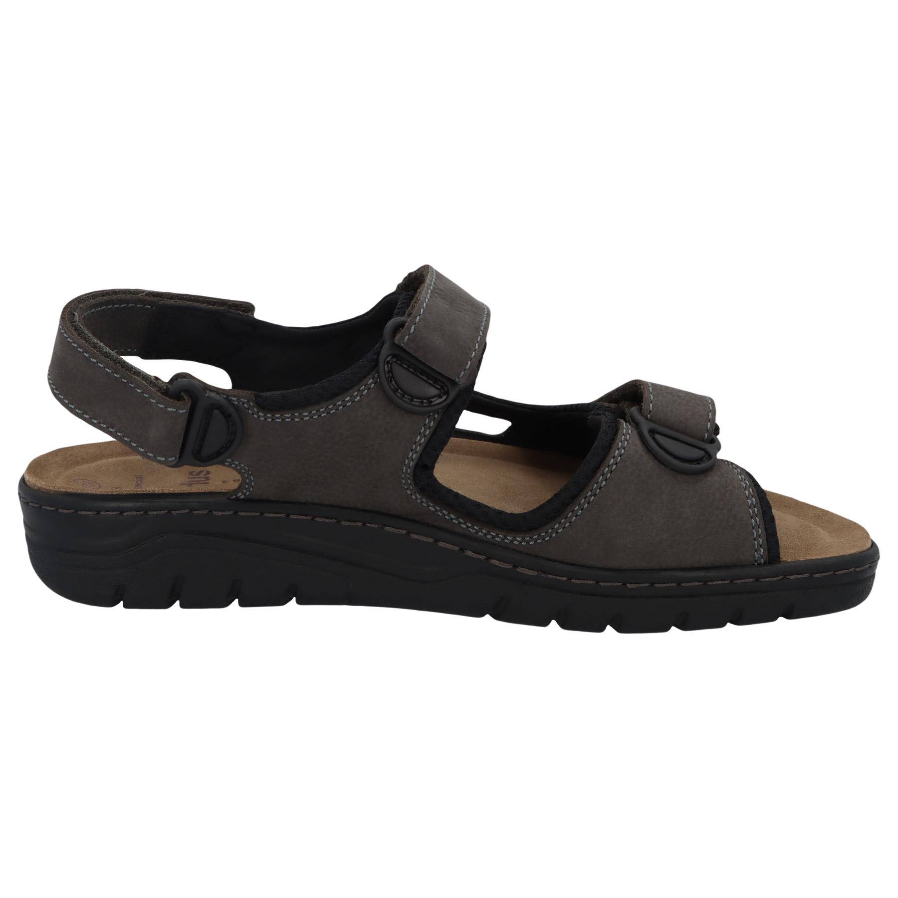 schwarze sandale seitenansicht rechts