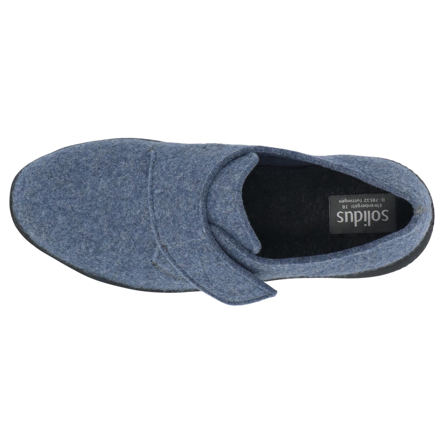 blaue halbschuh draufsicht