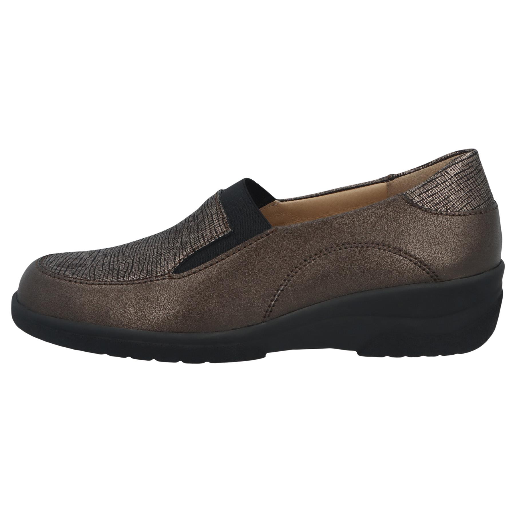 graue slipper seitenansicht links