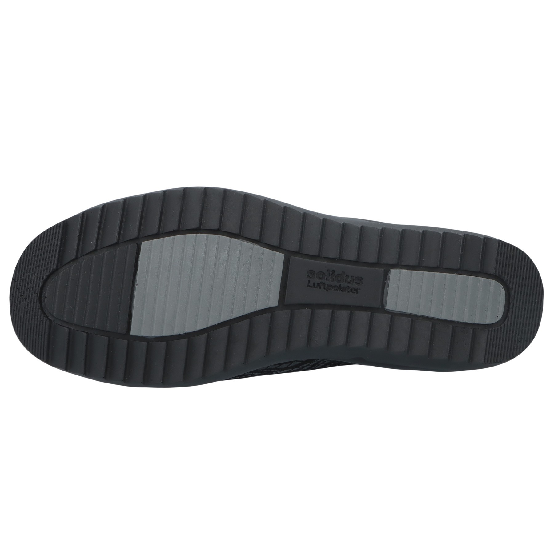 schwarze halbschuh sohlenansicht
