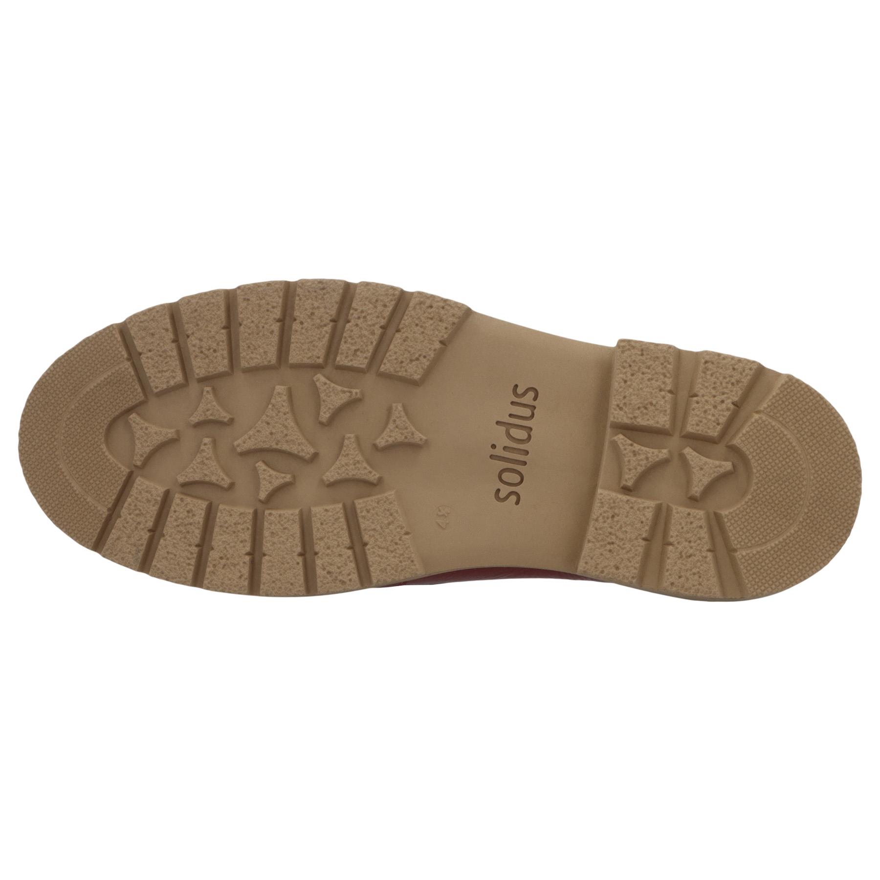 braune slipper sohlenansicht