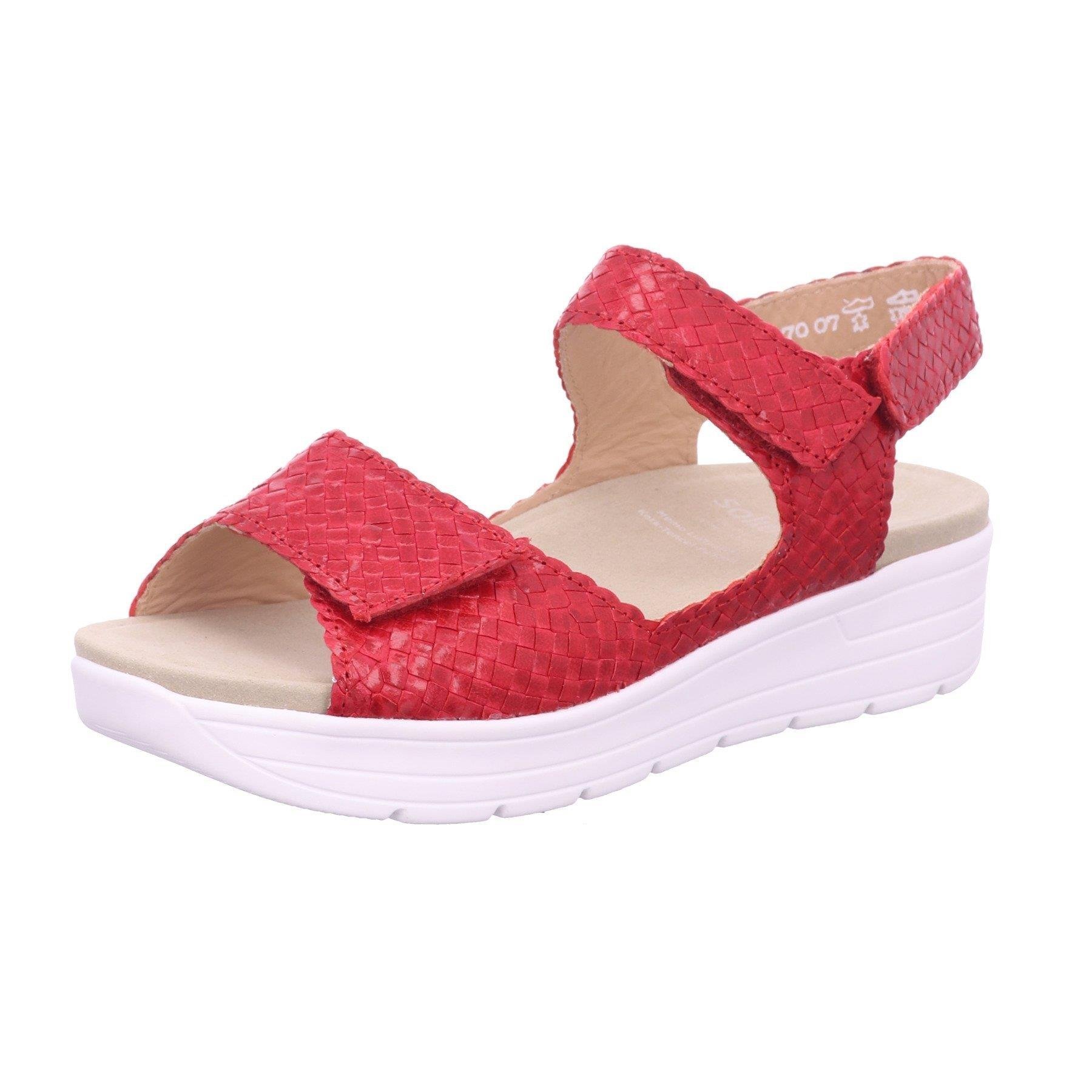 rote sandale 3-4 ansicht