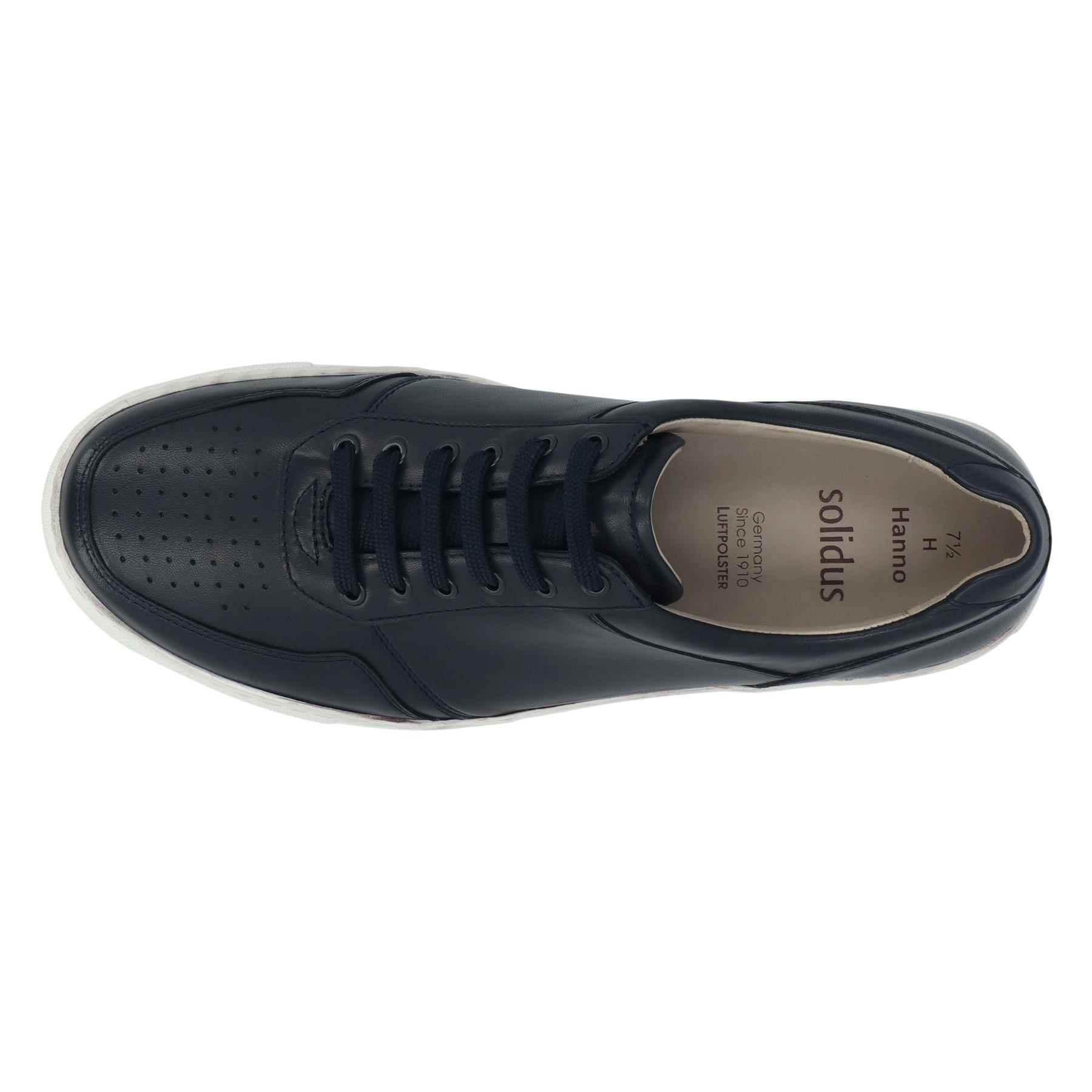 blaue halbschuh draufsicht