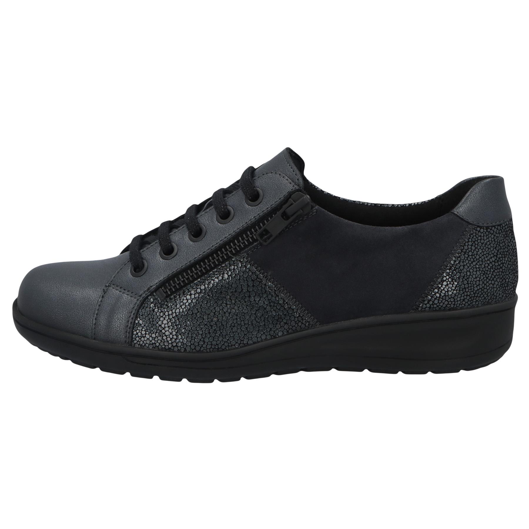 graue halbschuh seitenansicht links