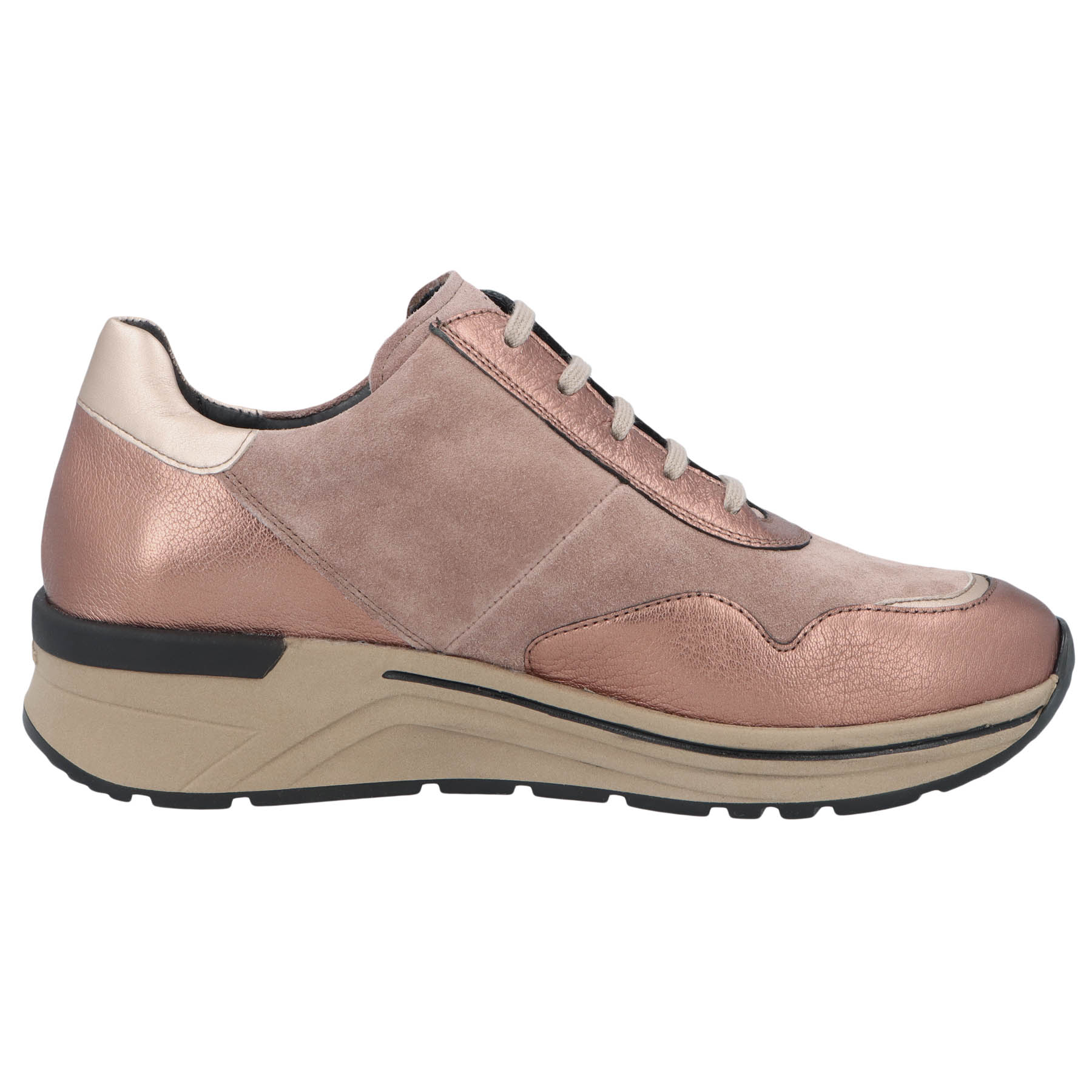 mehrfarbige halbschuh seitenansicht rechts