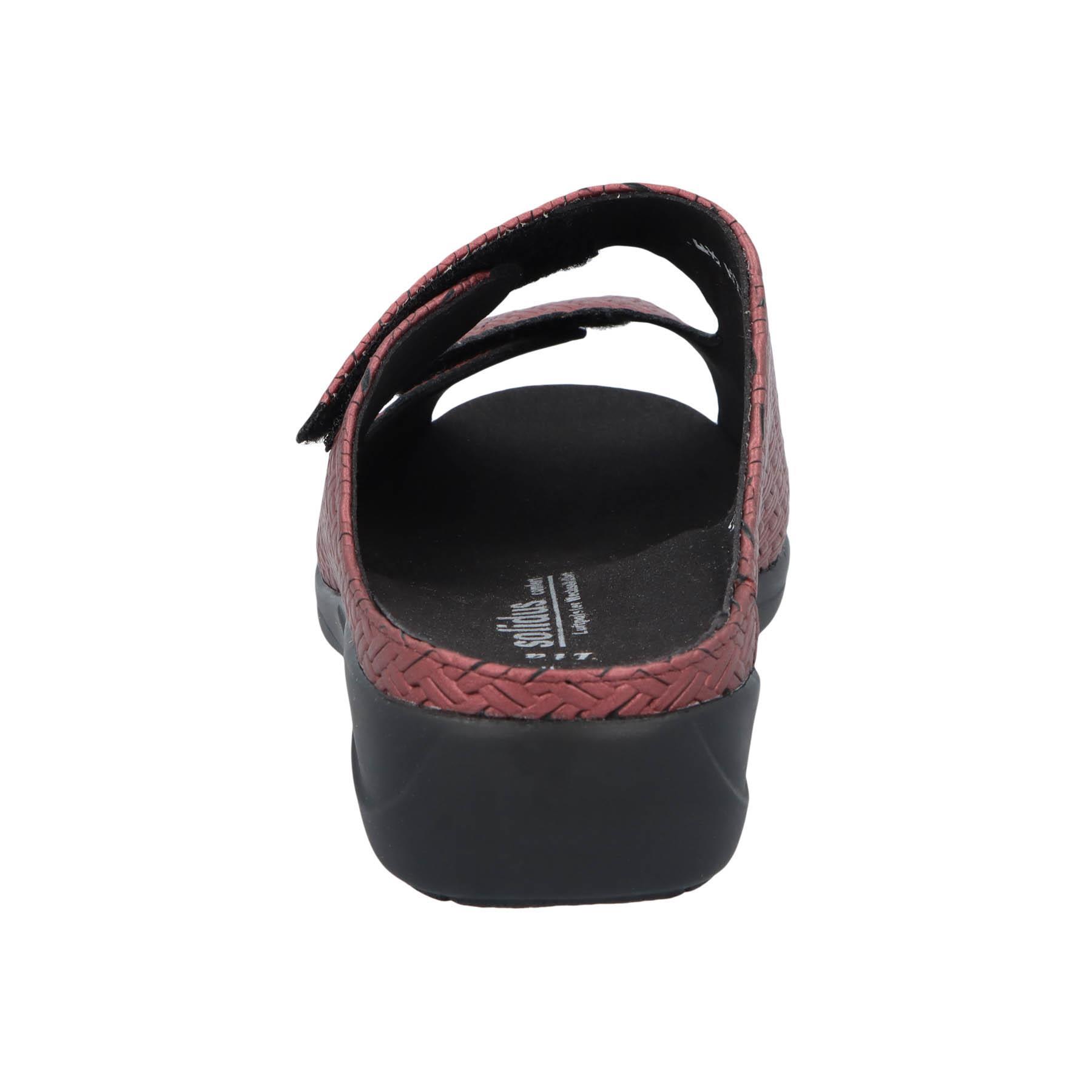 rote sandale seitenansicht links