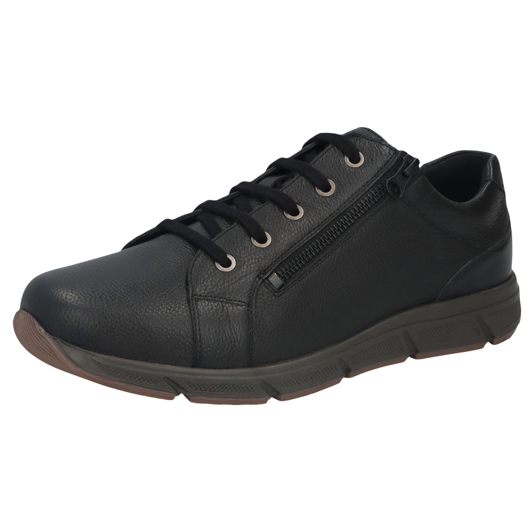 schwarze halbschuh 3-4 ansicht