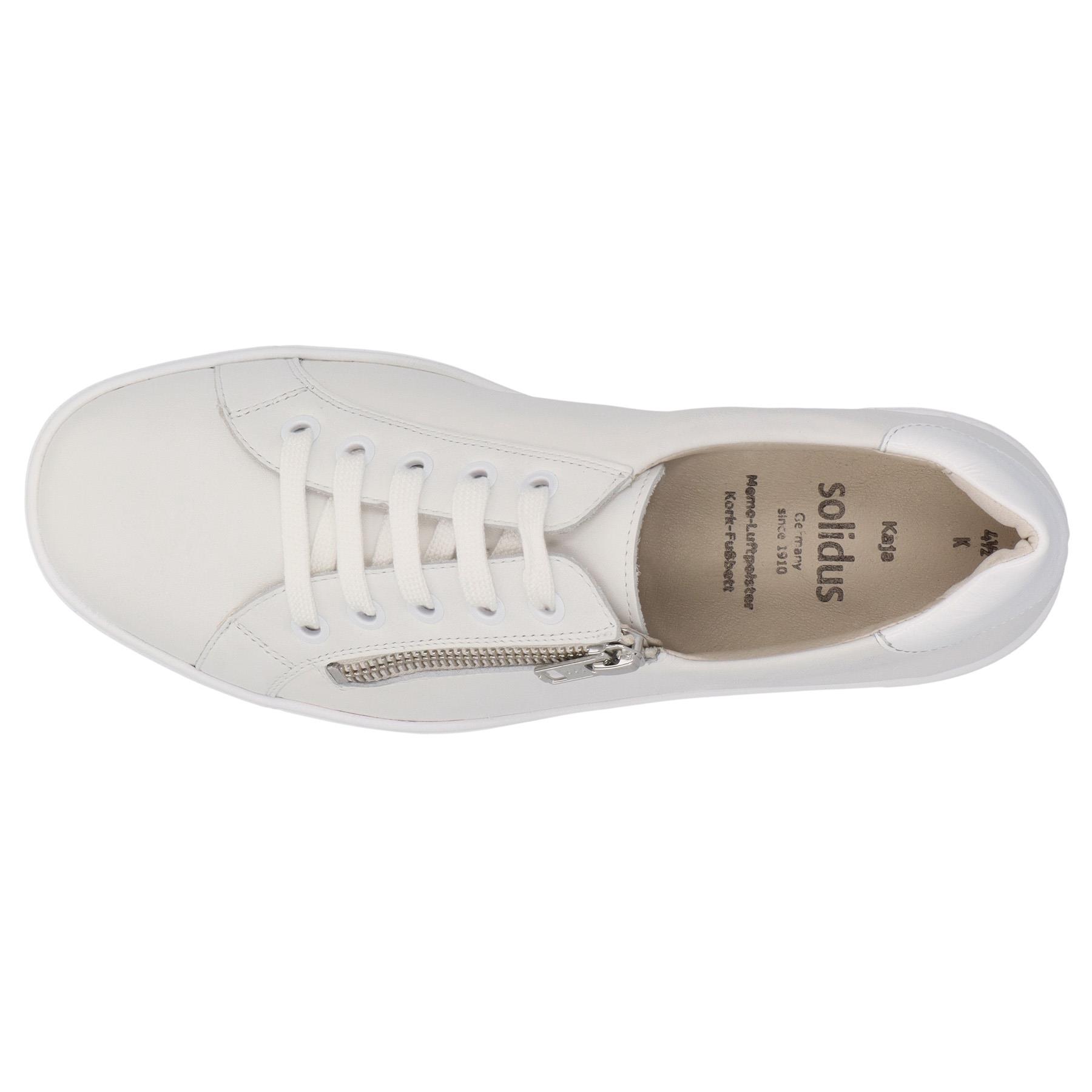 weiße halbschuh draufsicht