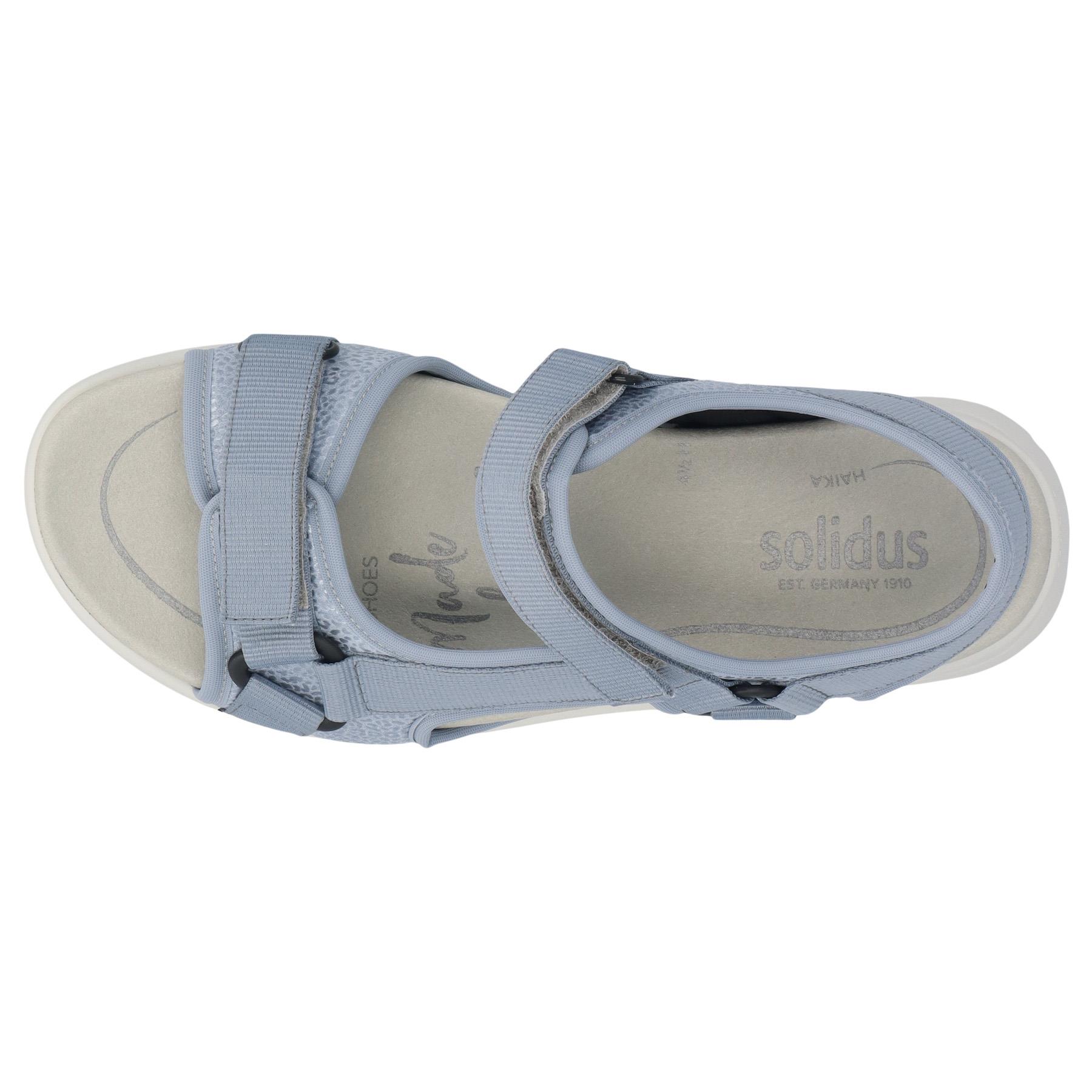 blaue sandale draufsicht