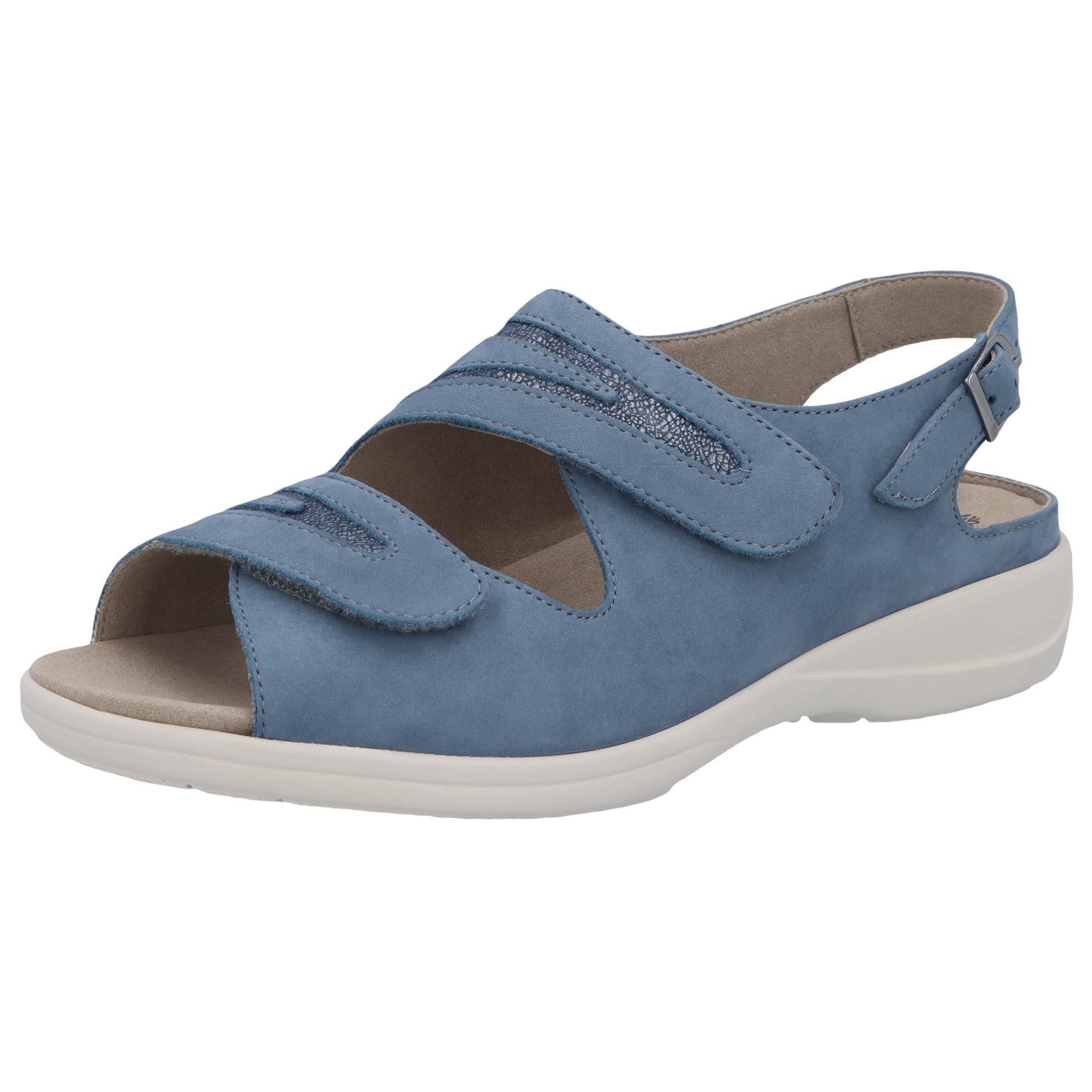 blaue sandale 3-4 ansicht