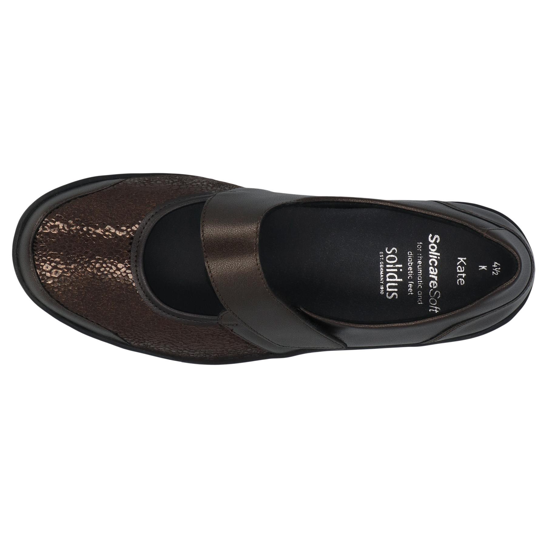 braune slipper draufsicht