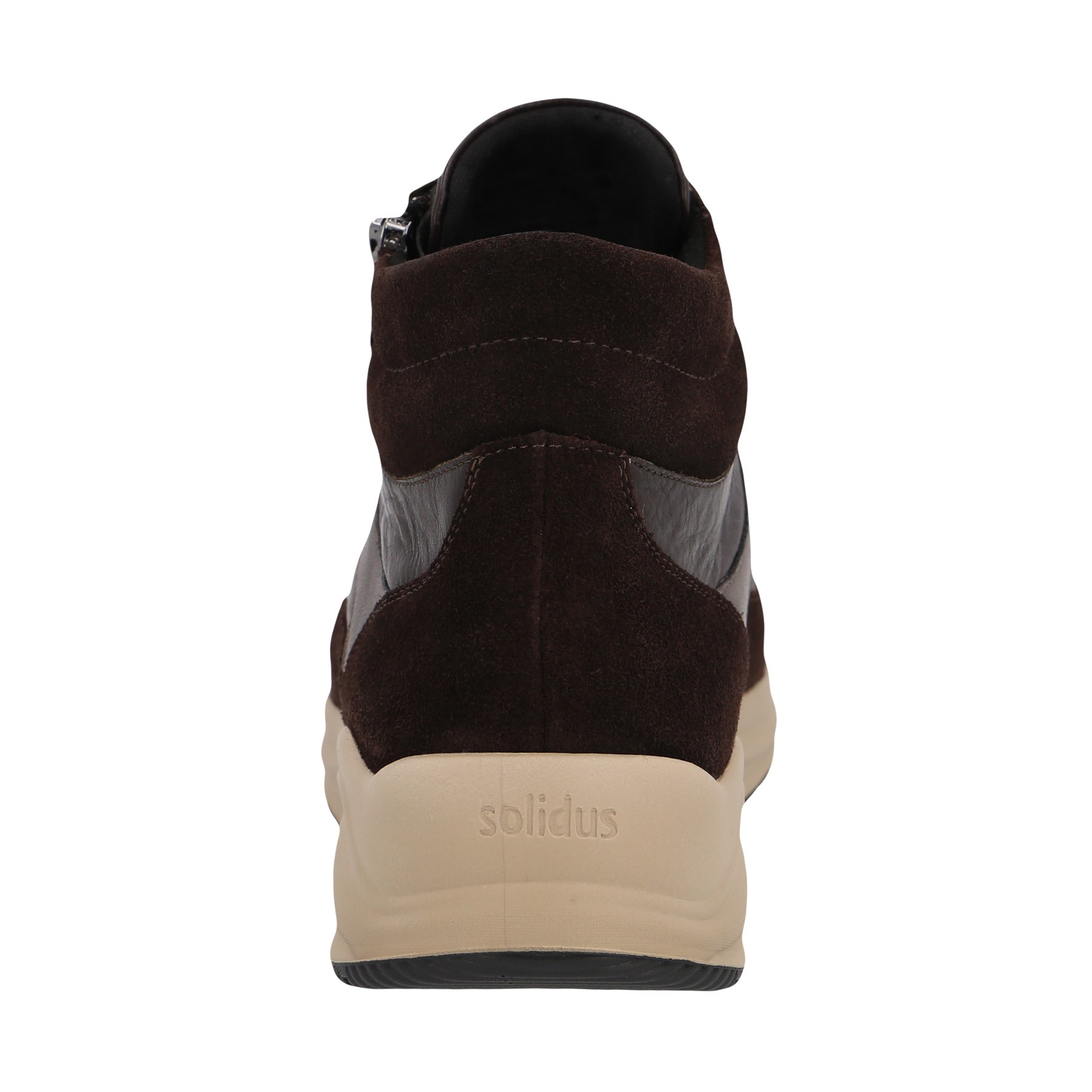 braune stiefel hinteransicht