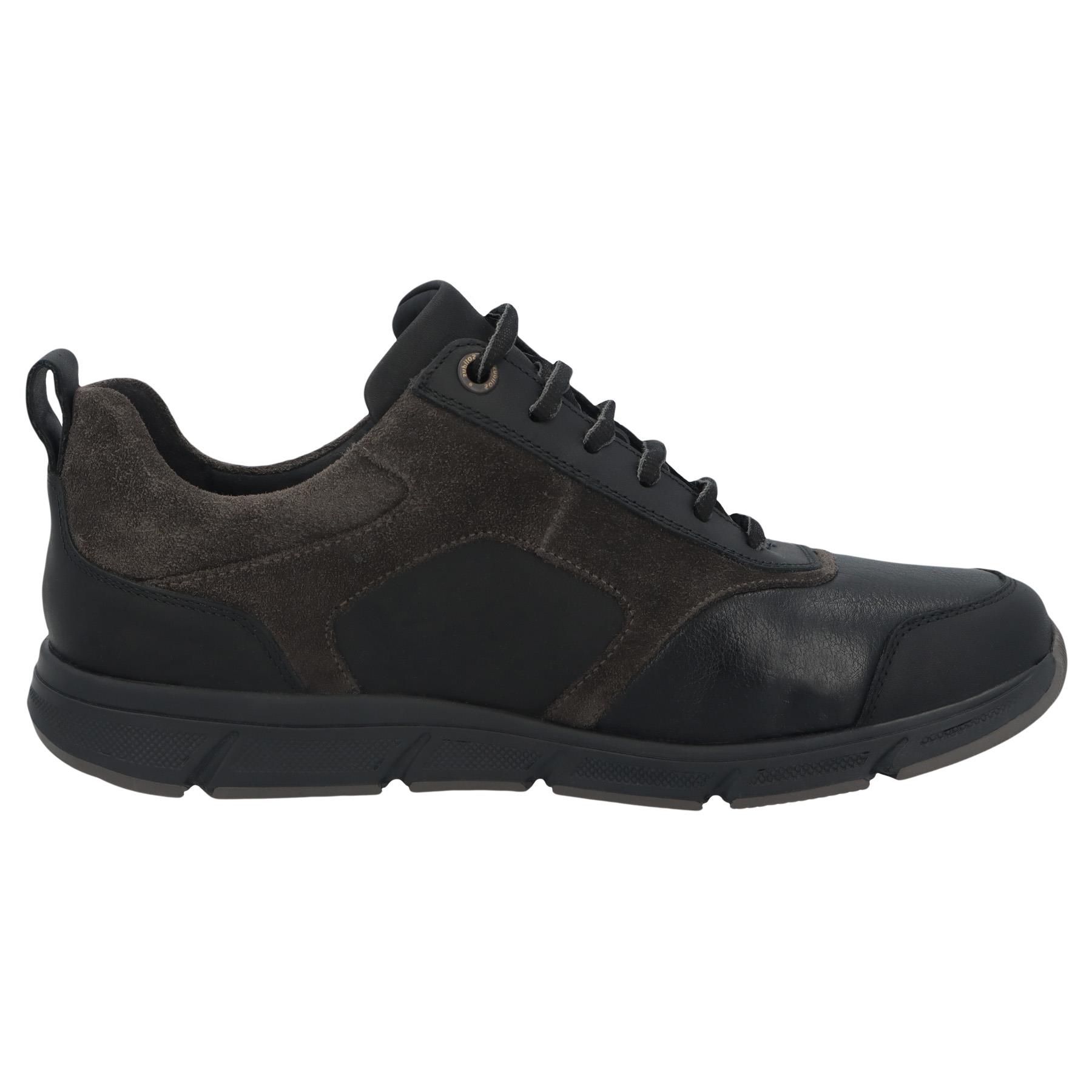 schwarze halbschuh seitenansicht rechts