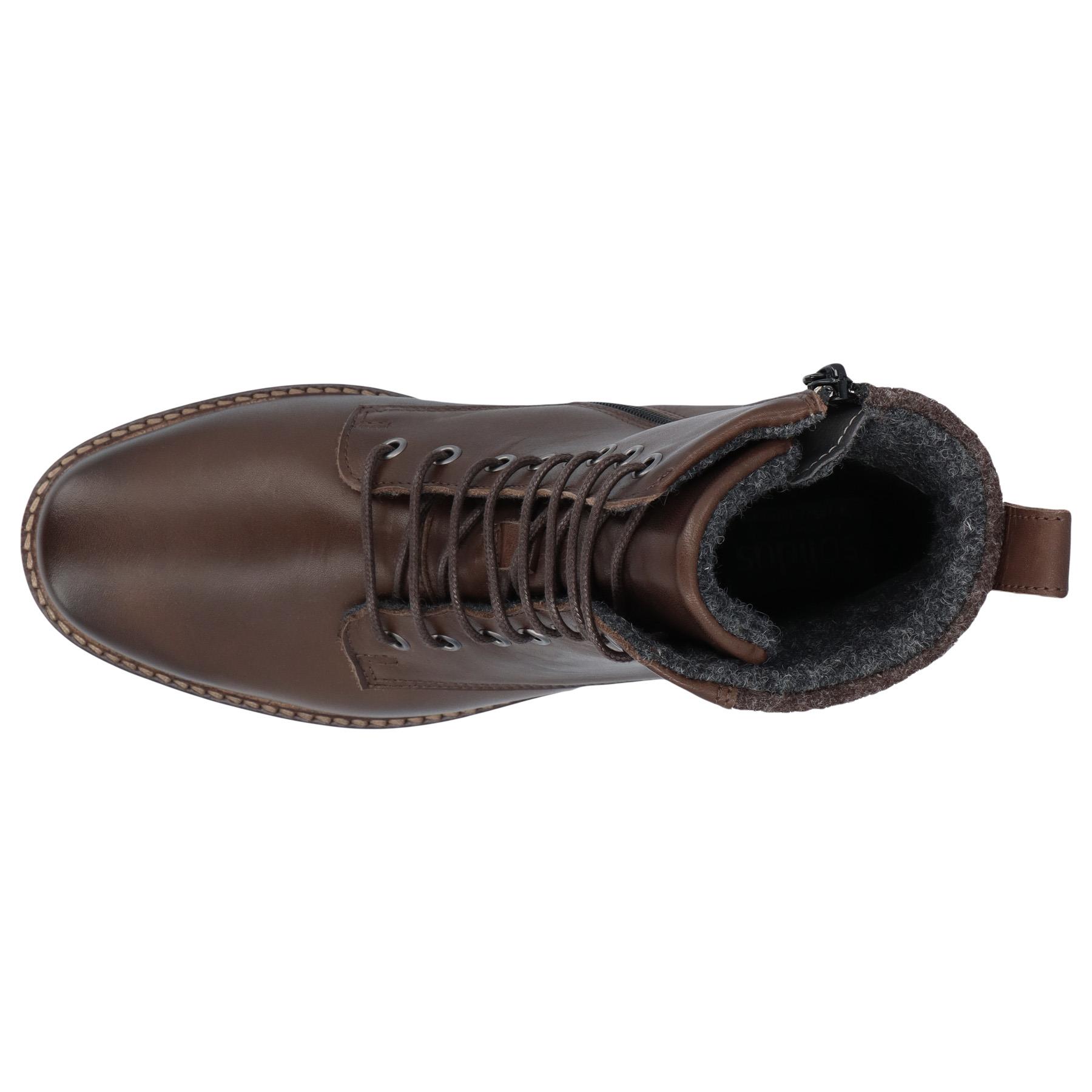 braune stiefel draufsicht