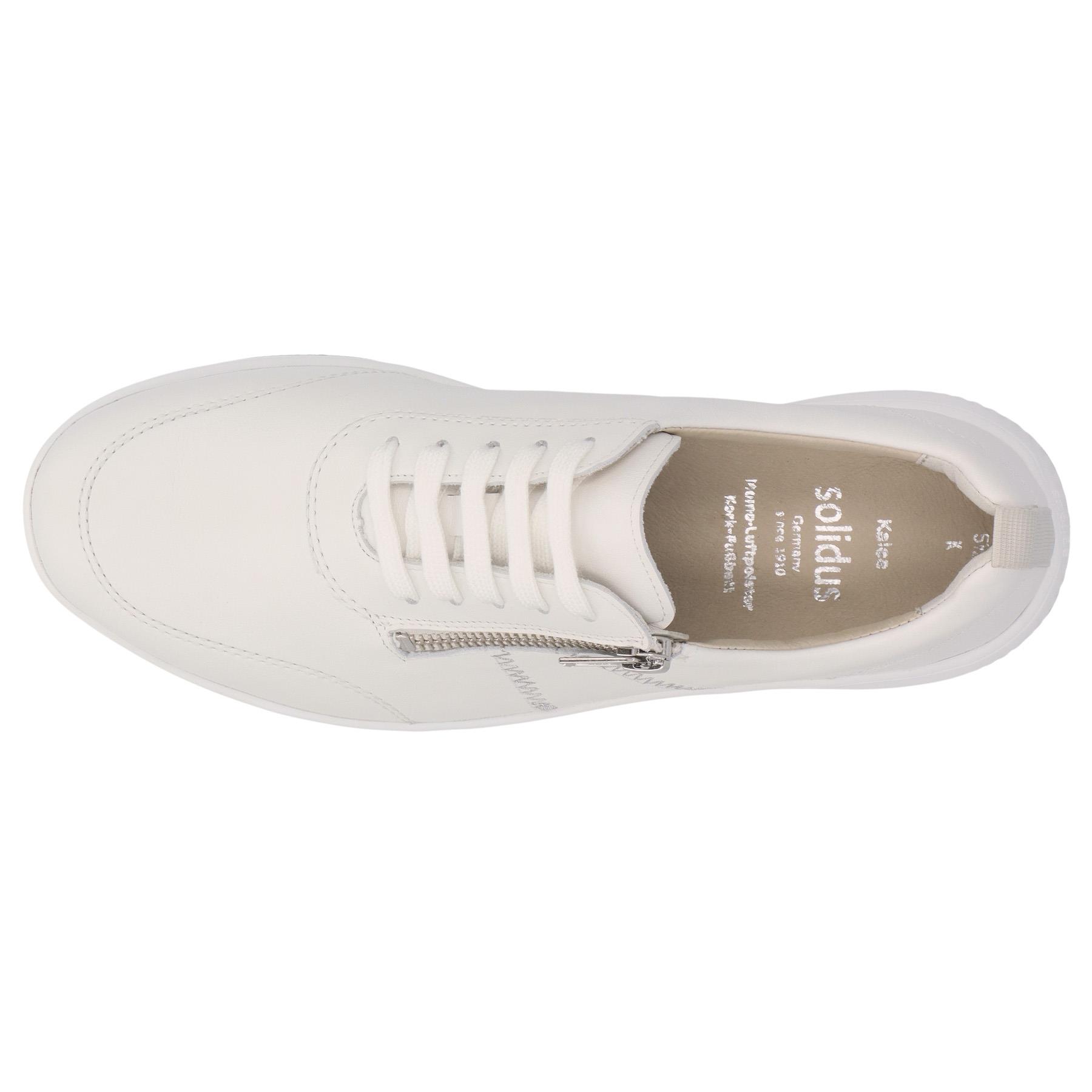 weiße halbschuh draufsicht