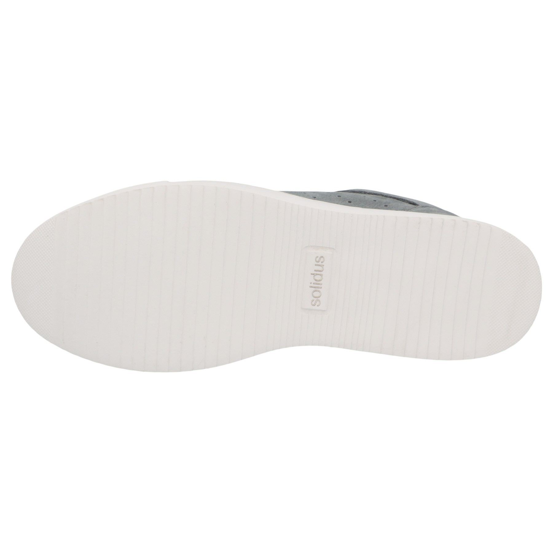 blaue halbschuh sohlenansicht