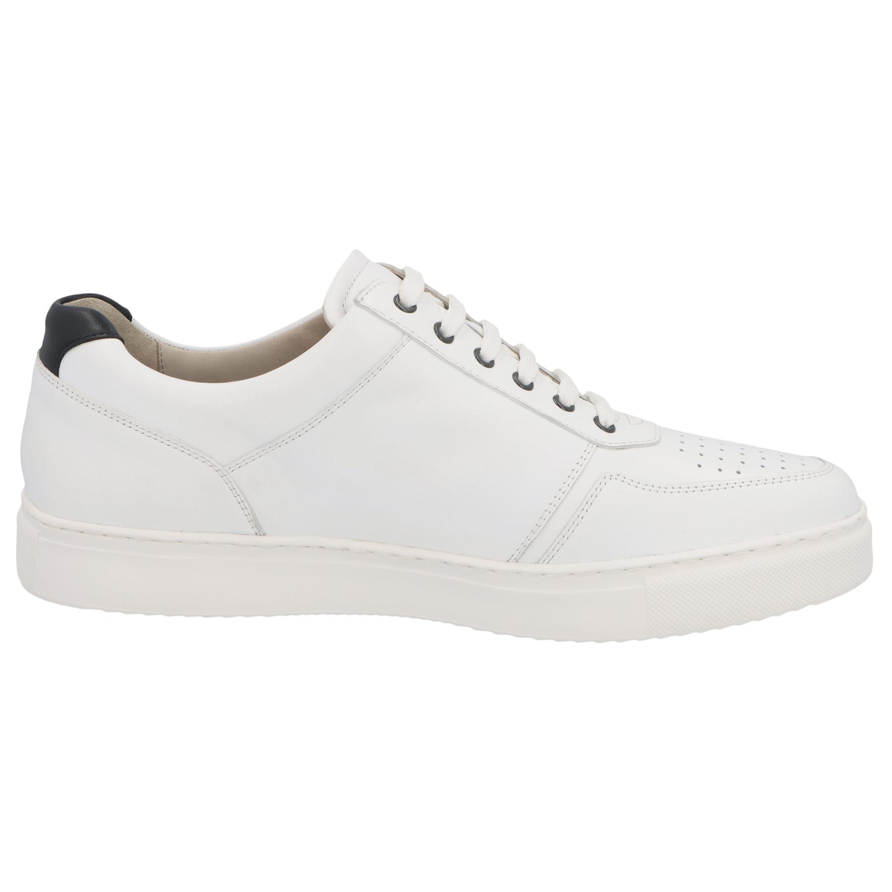 weiße halbschuh seitenansicht rechts