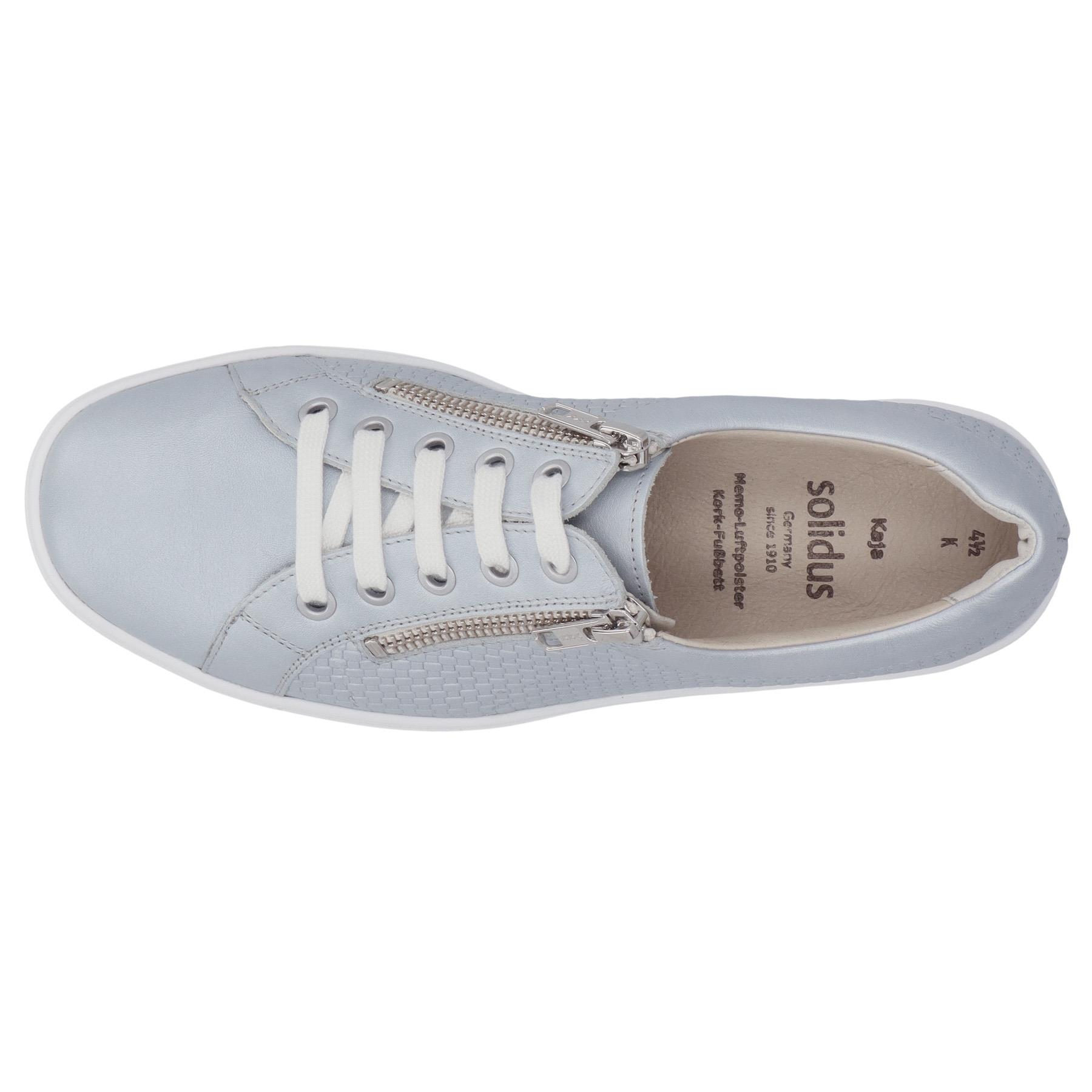 blaue halbschuh draufsicht