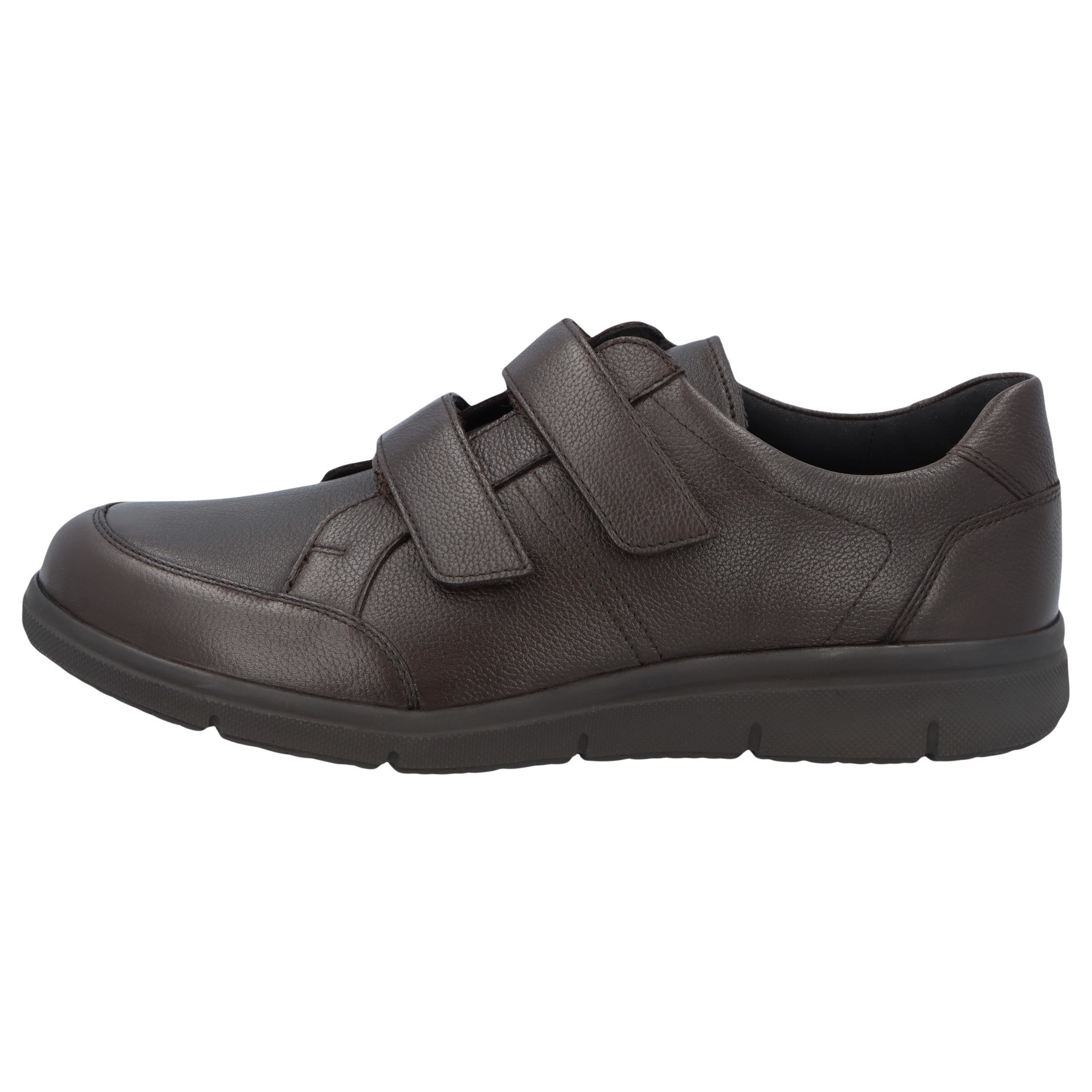 braune halbschuh seitenansicht links