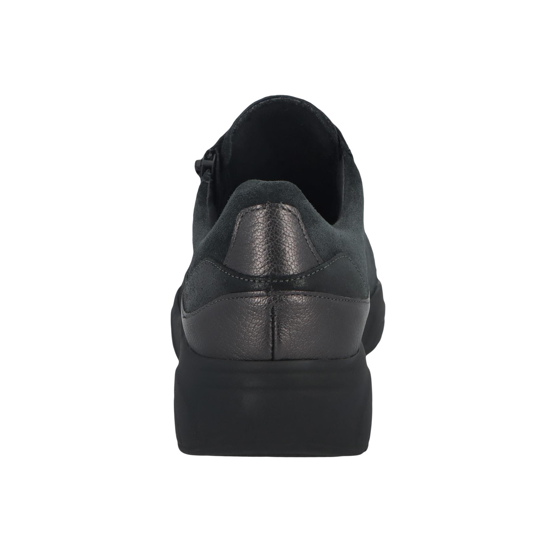 graue halbschuh hinteransicht