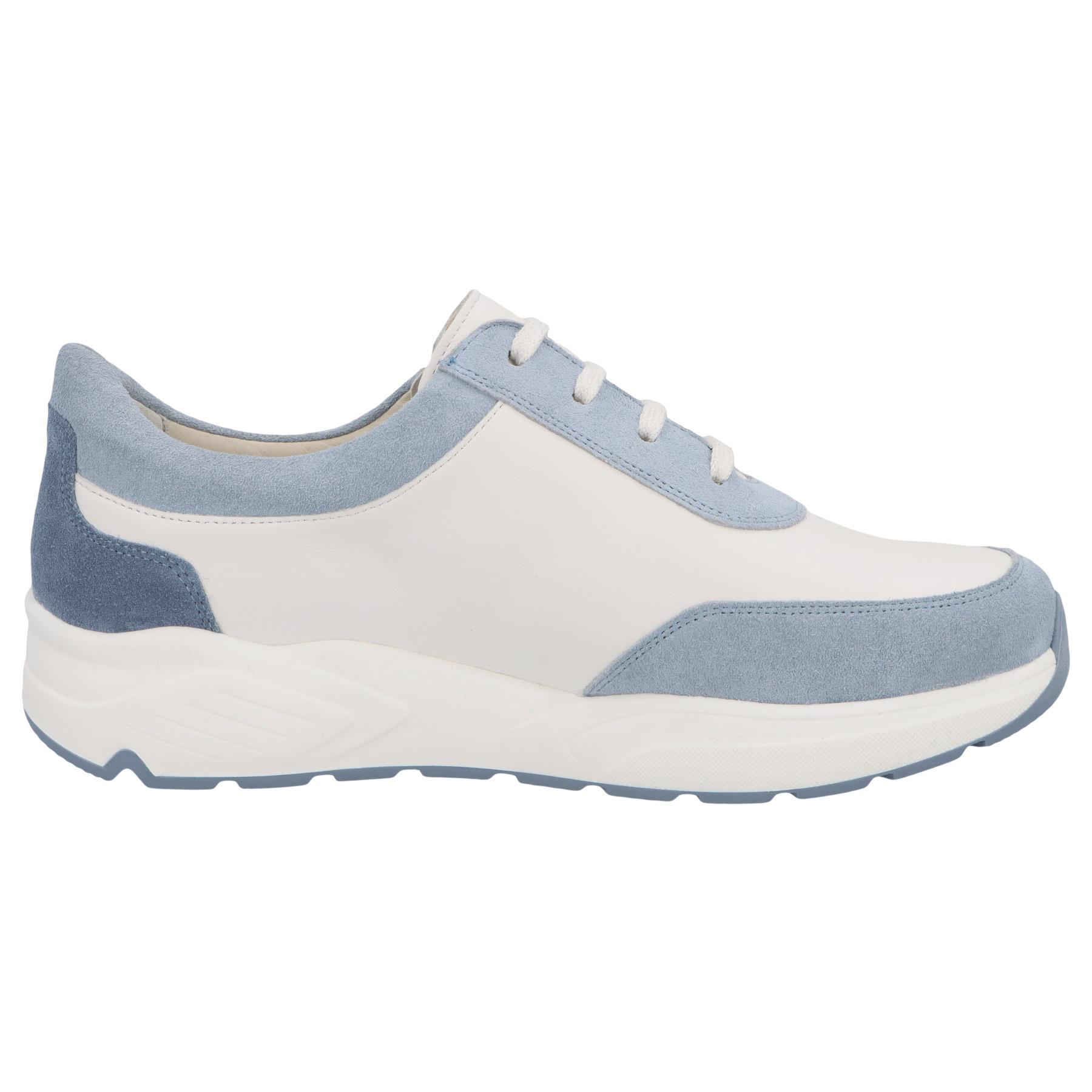 weiße halbschuh seitenansicht rechts