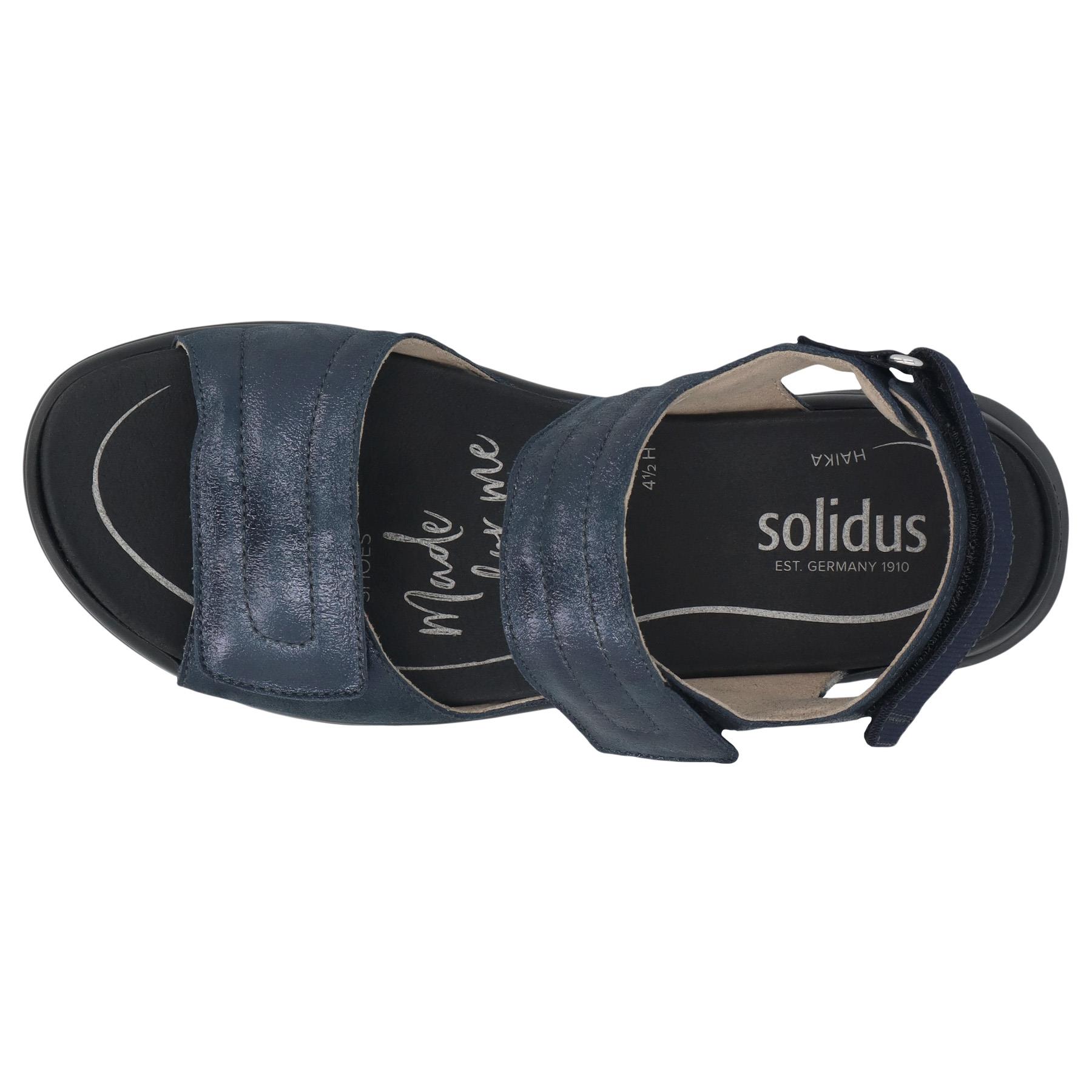 blaue sandale draufsicht