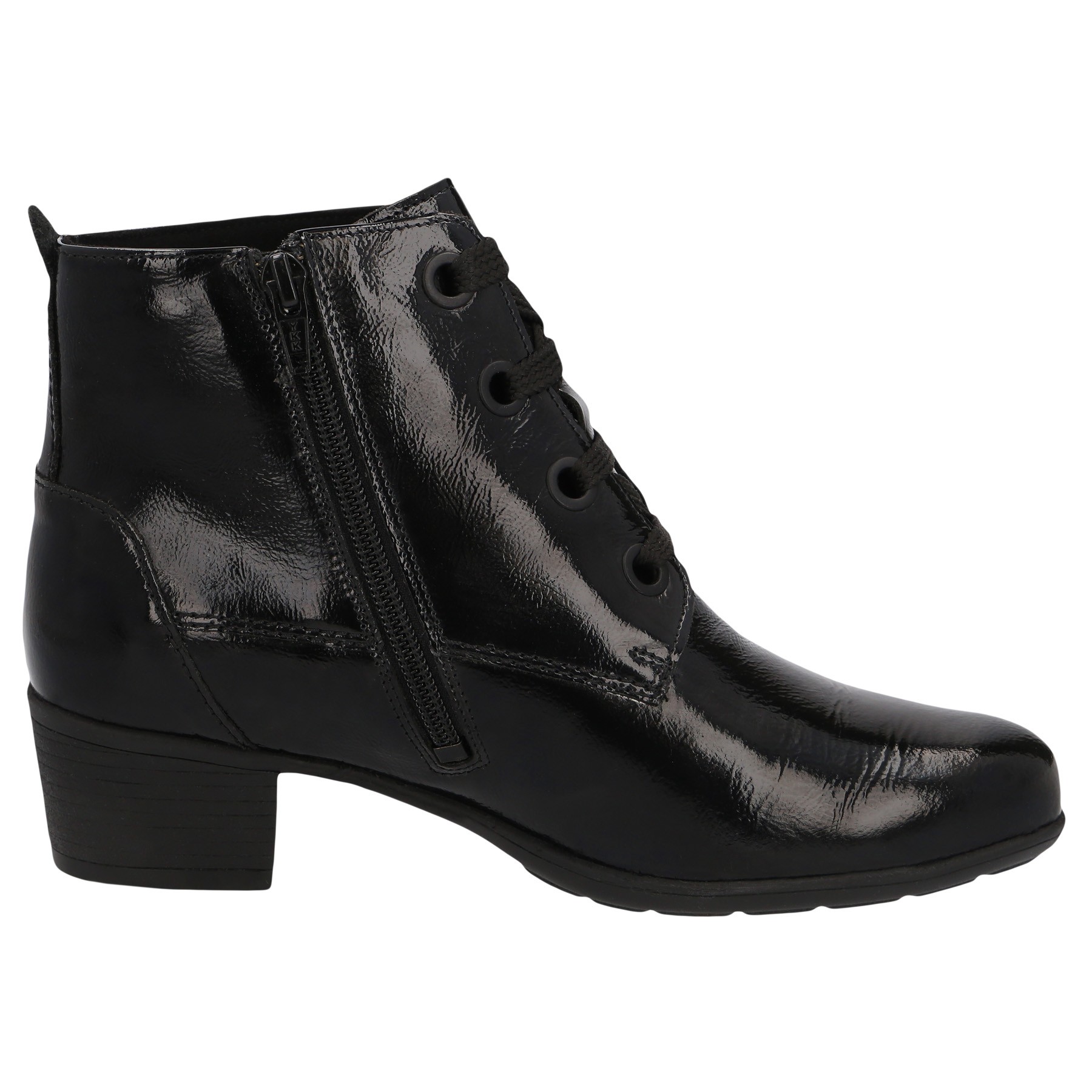 schwarze stiefel seitenansicht rechts