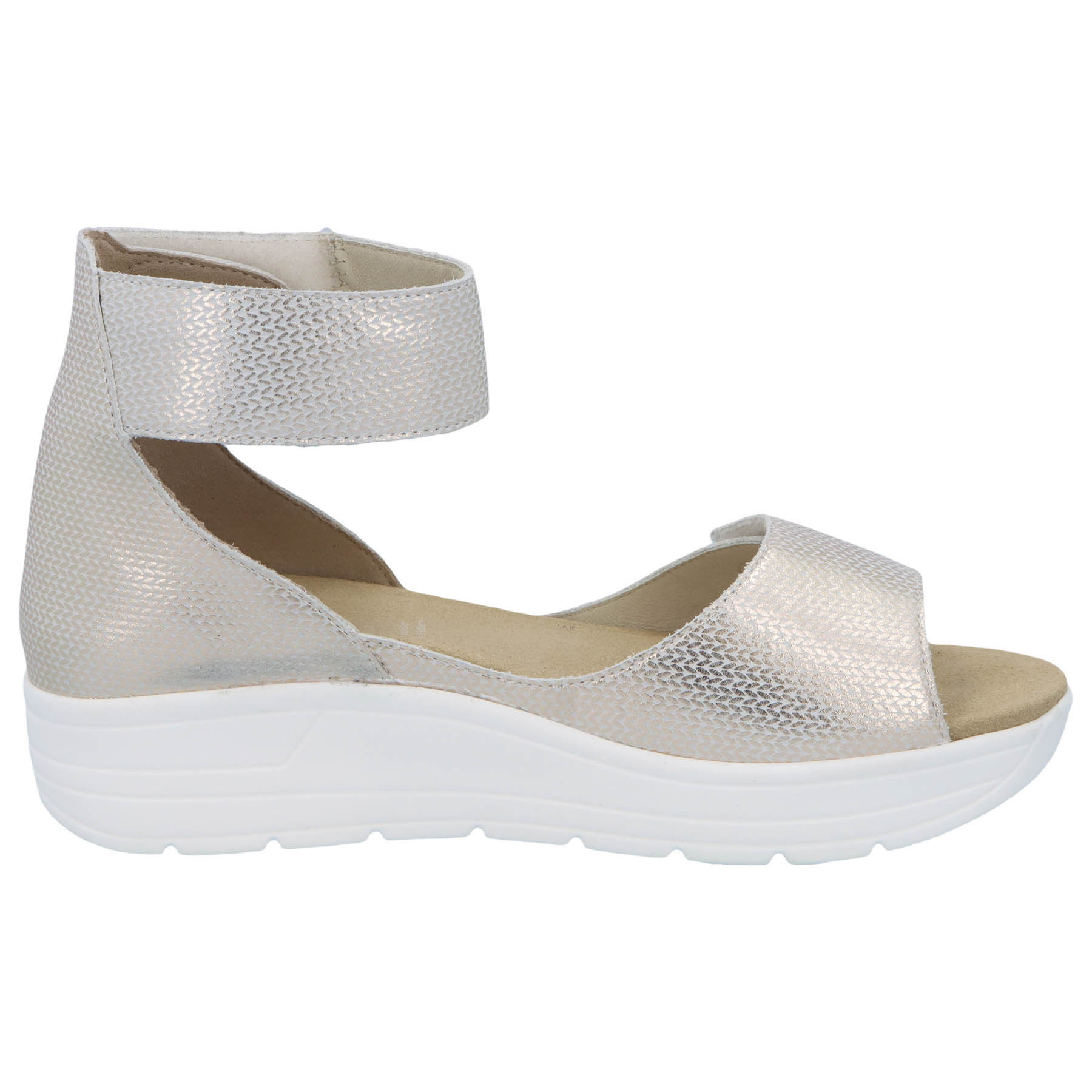 weiße sandale seitenansicht rechts