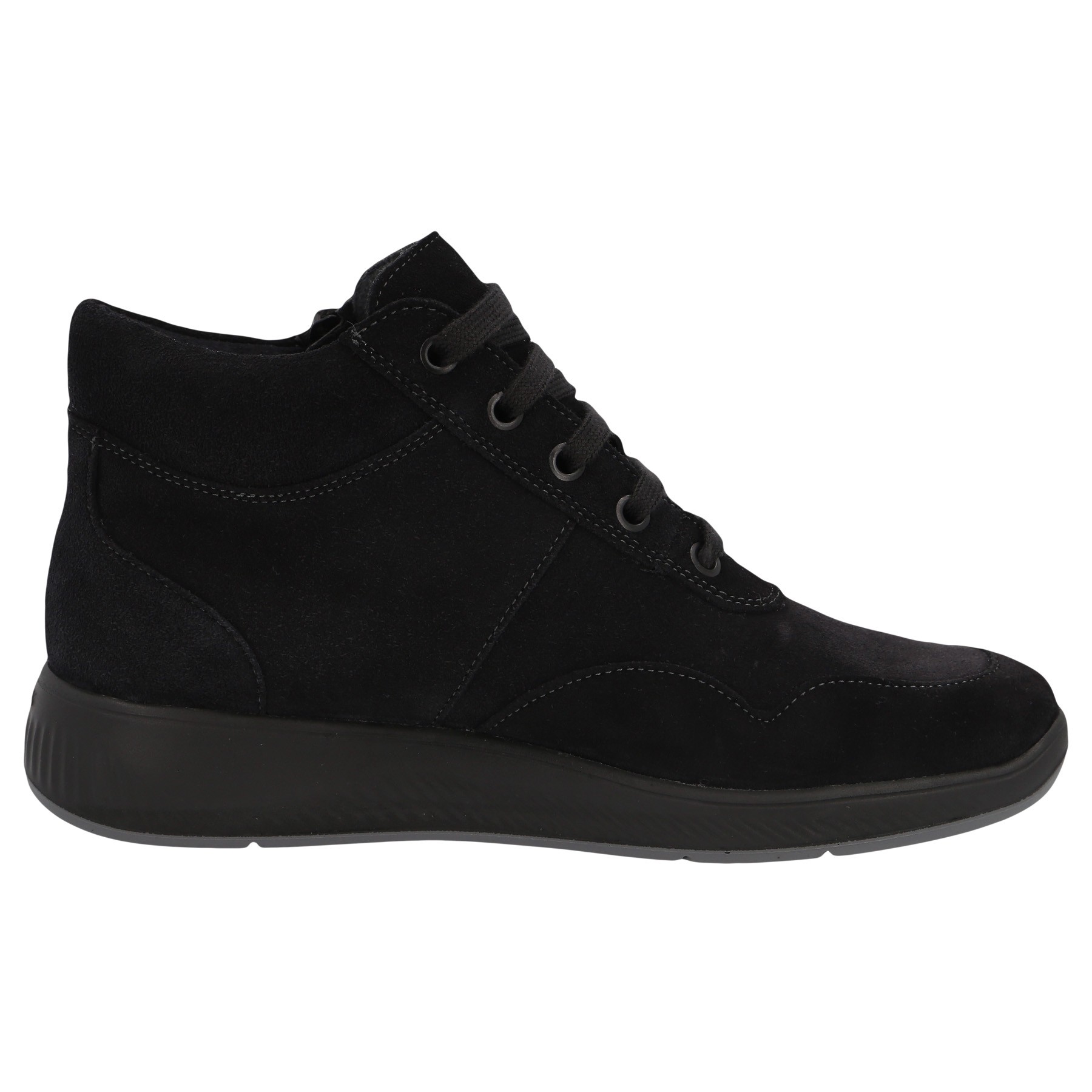 schwarze stiefel seitenansicht rechts