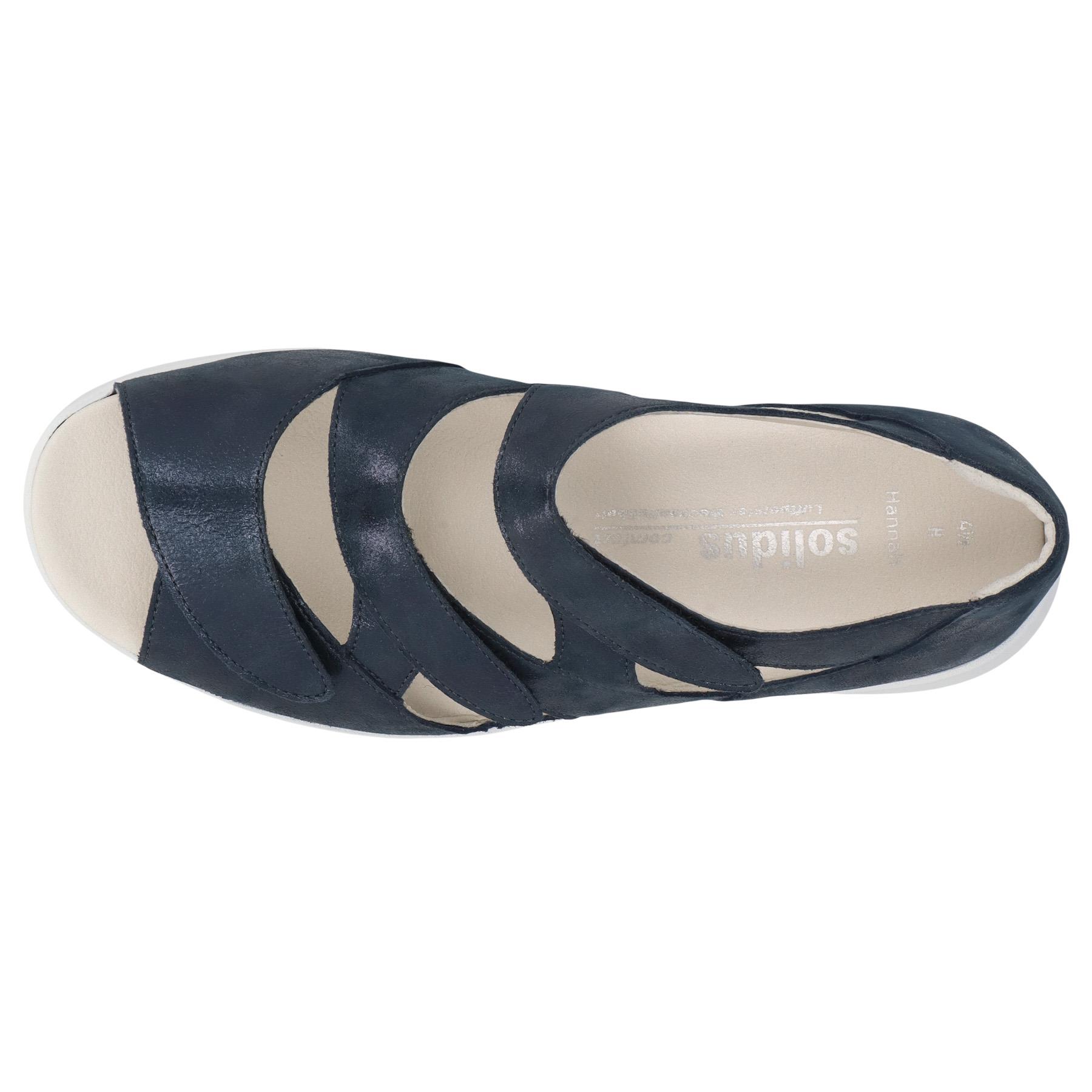 blaue sandale draufsicht