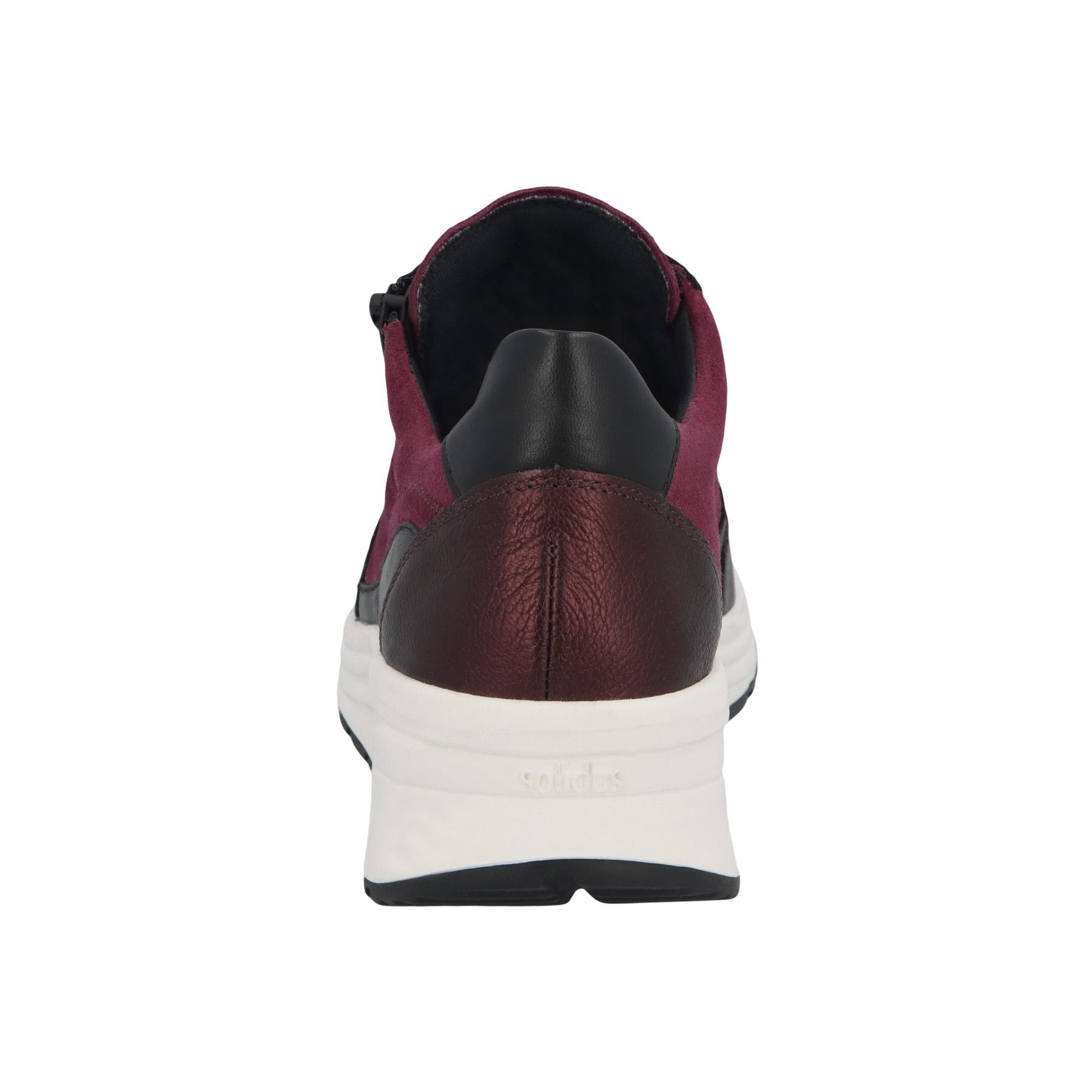 rote halbschuh hinteransicht