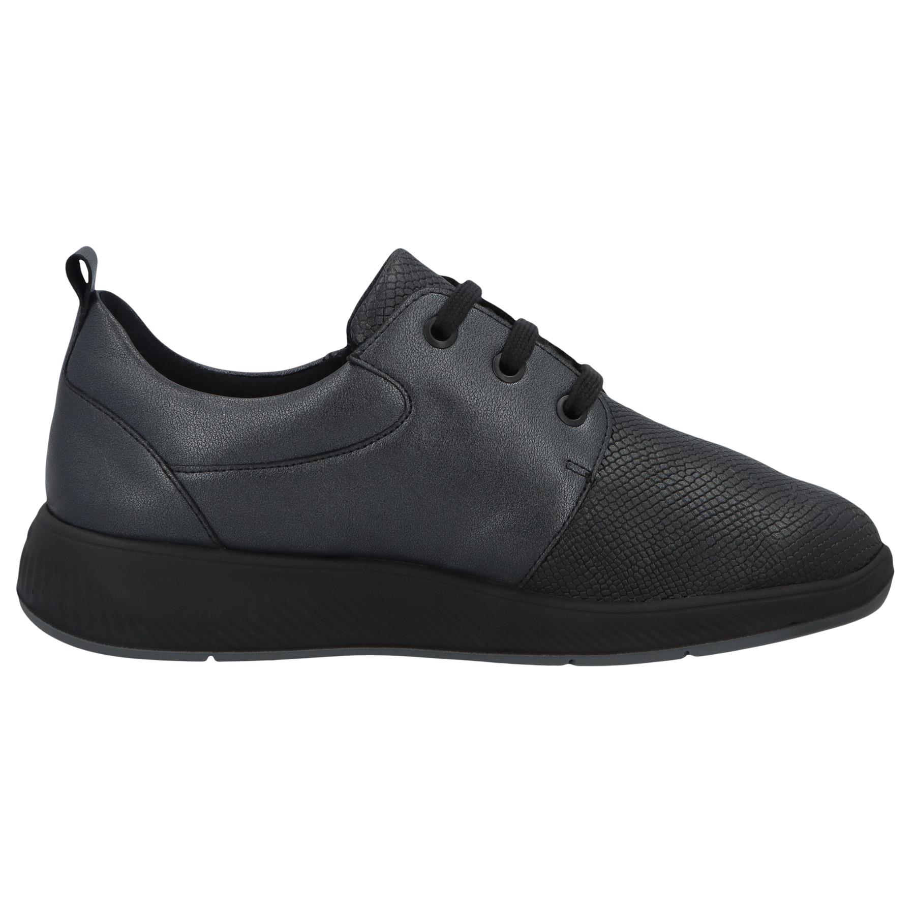 graue halbschuh seitenansicht rechts