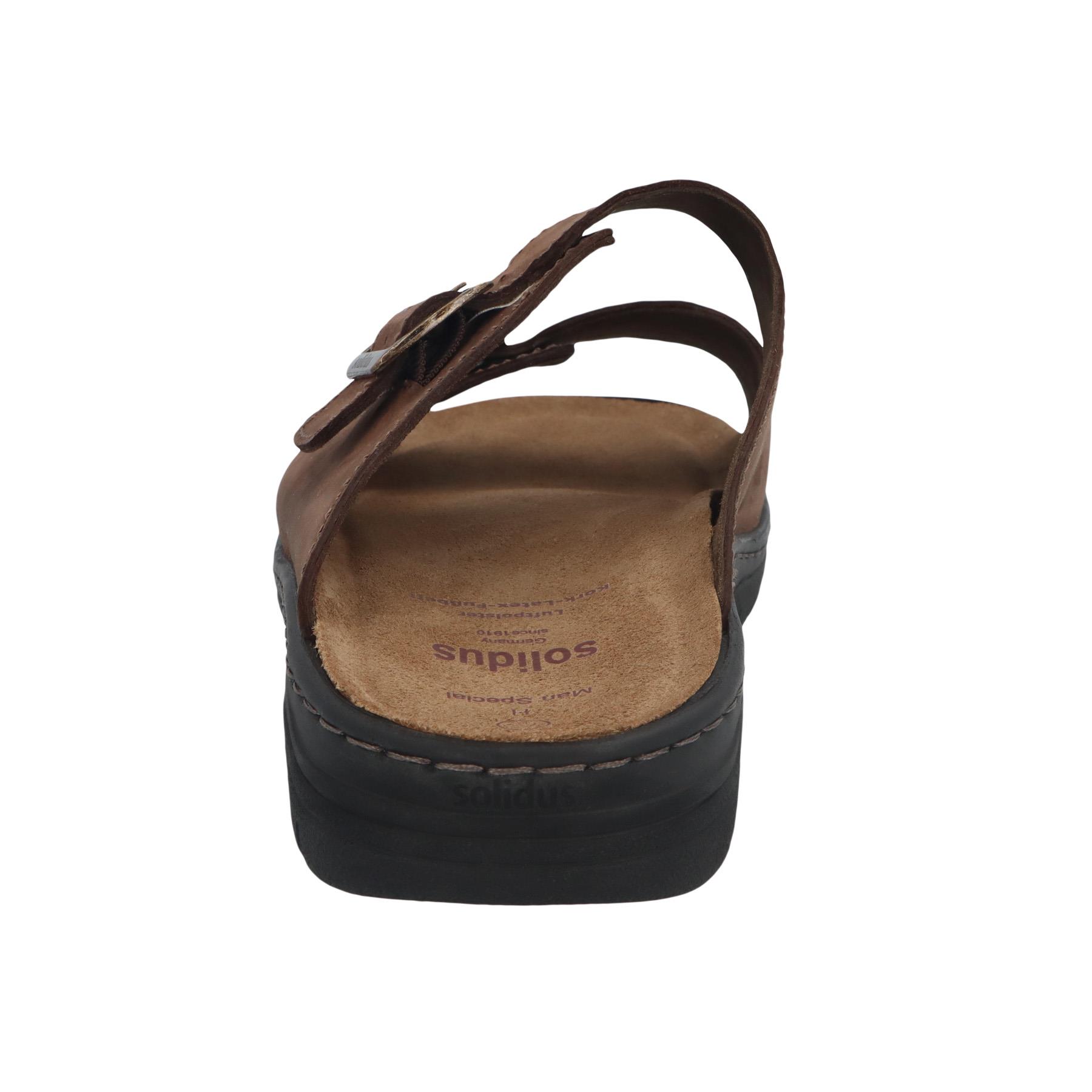 braune sandale hinteransicht