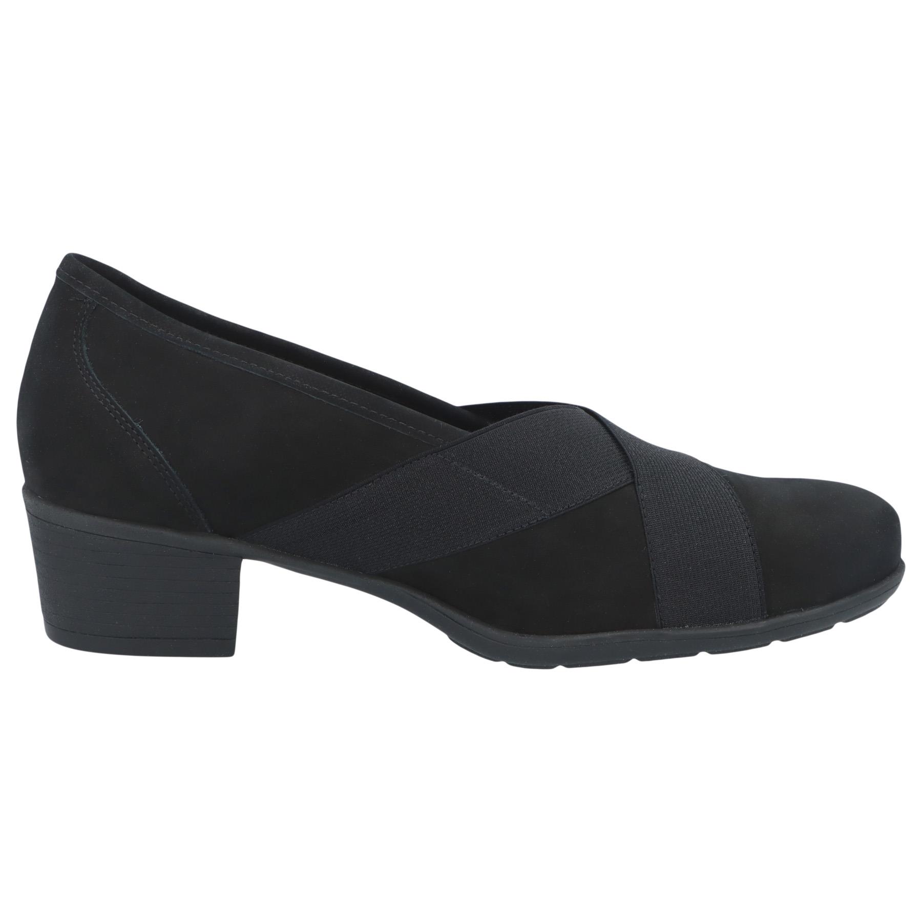 schwarze halbschuh seitenansicht rechts