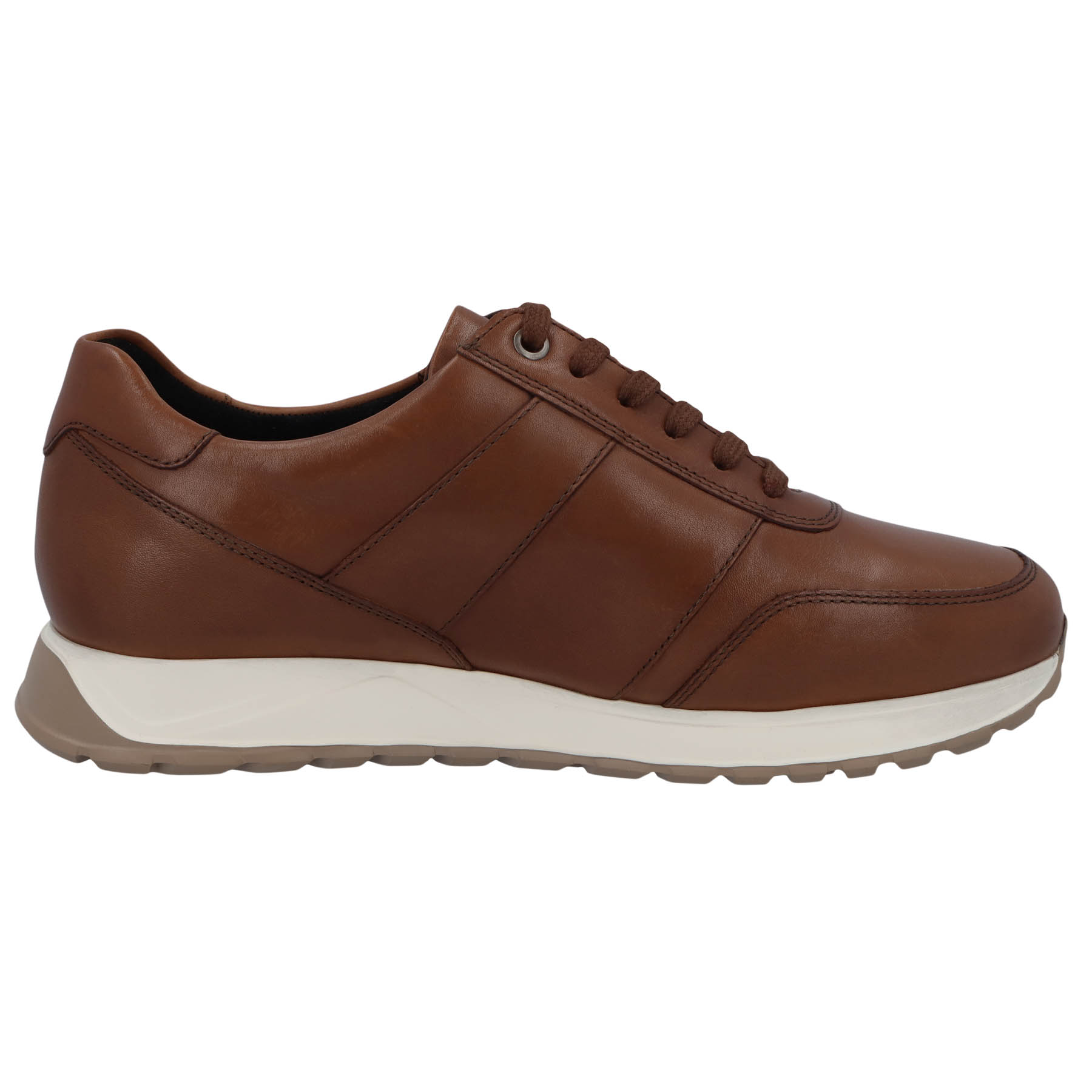 braune halbschuh seitenansicht rechts