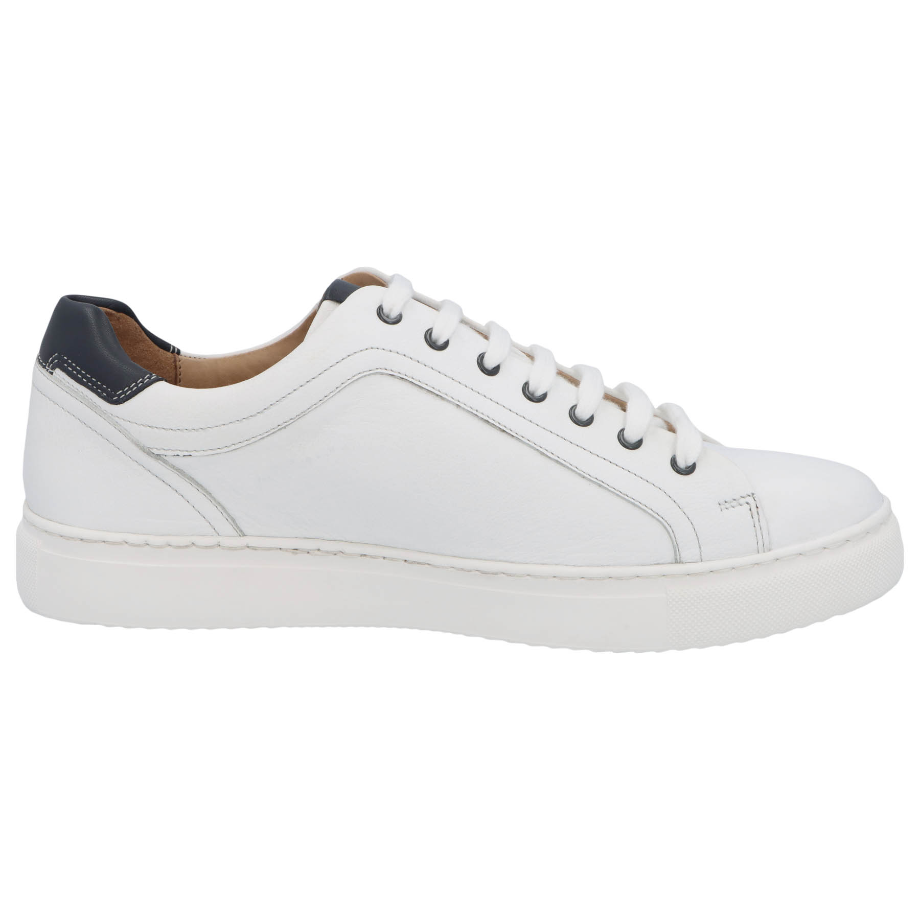 weiße halbschuh seitenansicht rechts