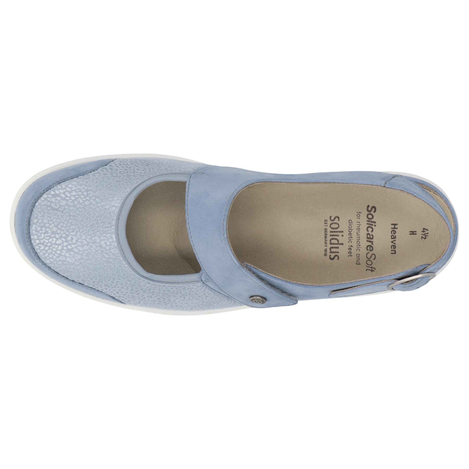 blaue halbschuh draufsicht