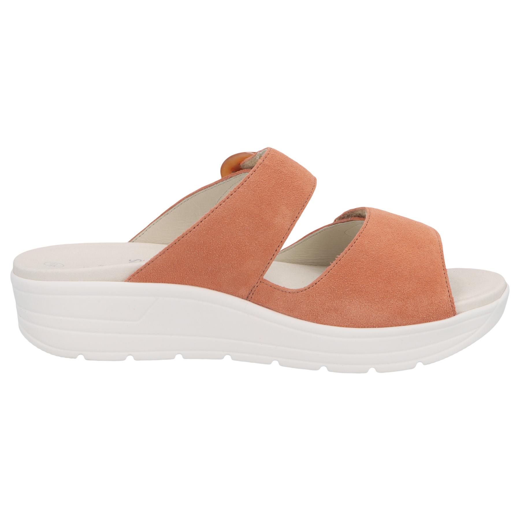 rote pantolette seitenansicht rechts