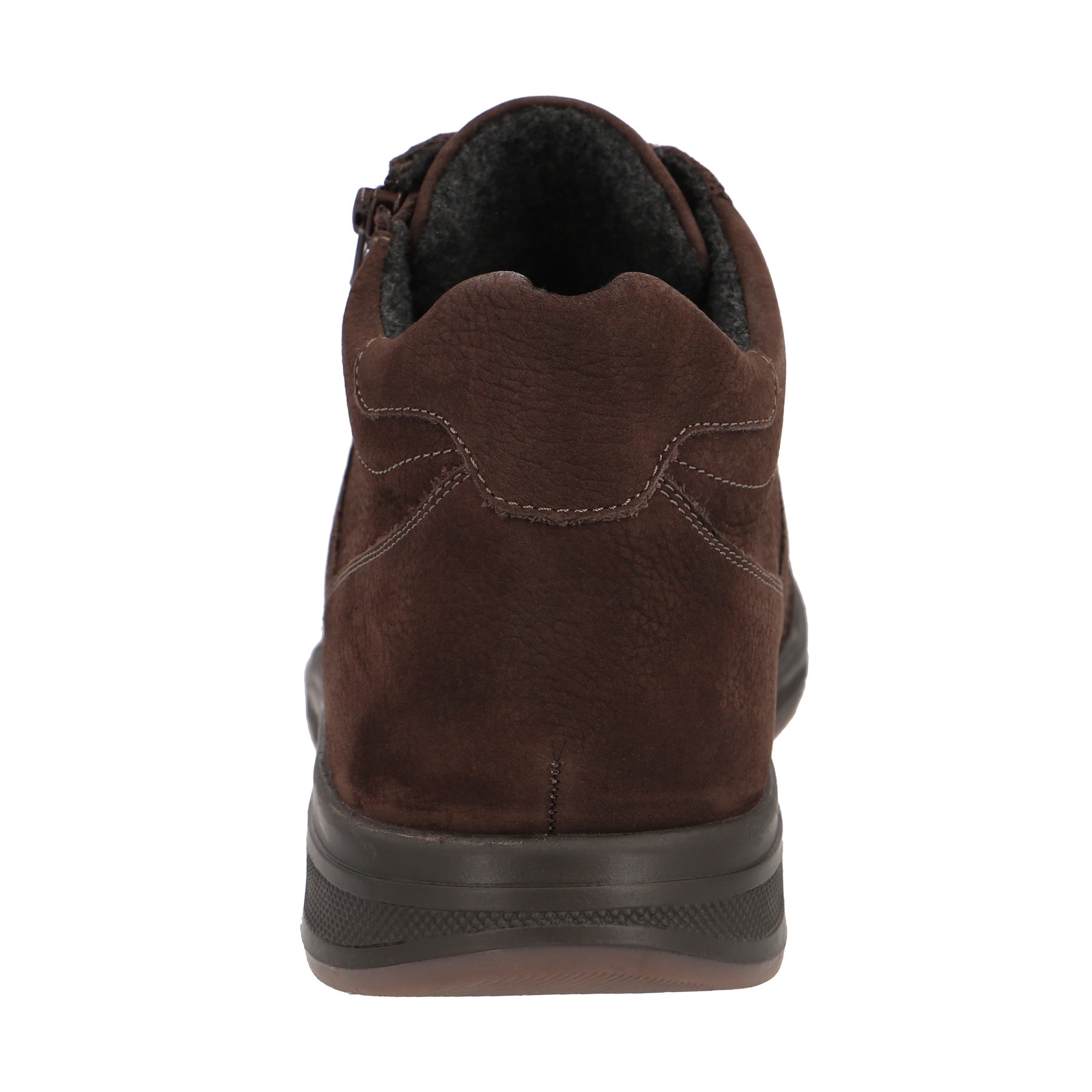 braune stiefel hinteransicht