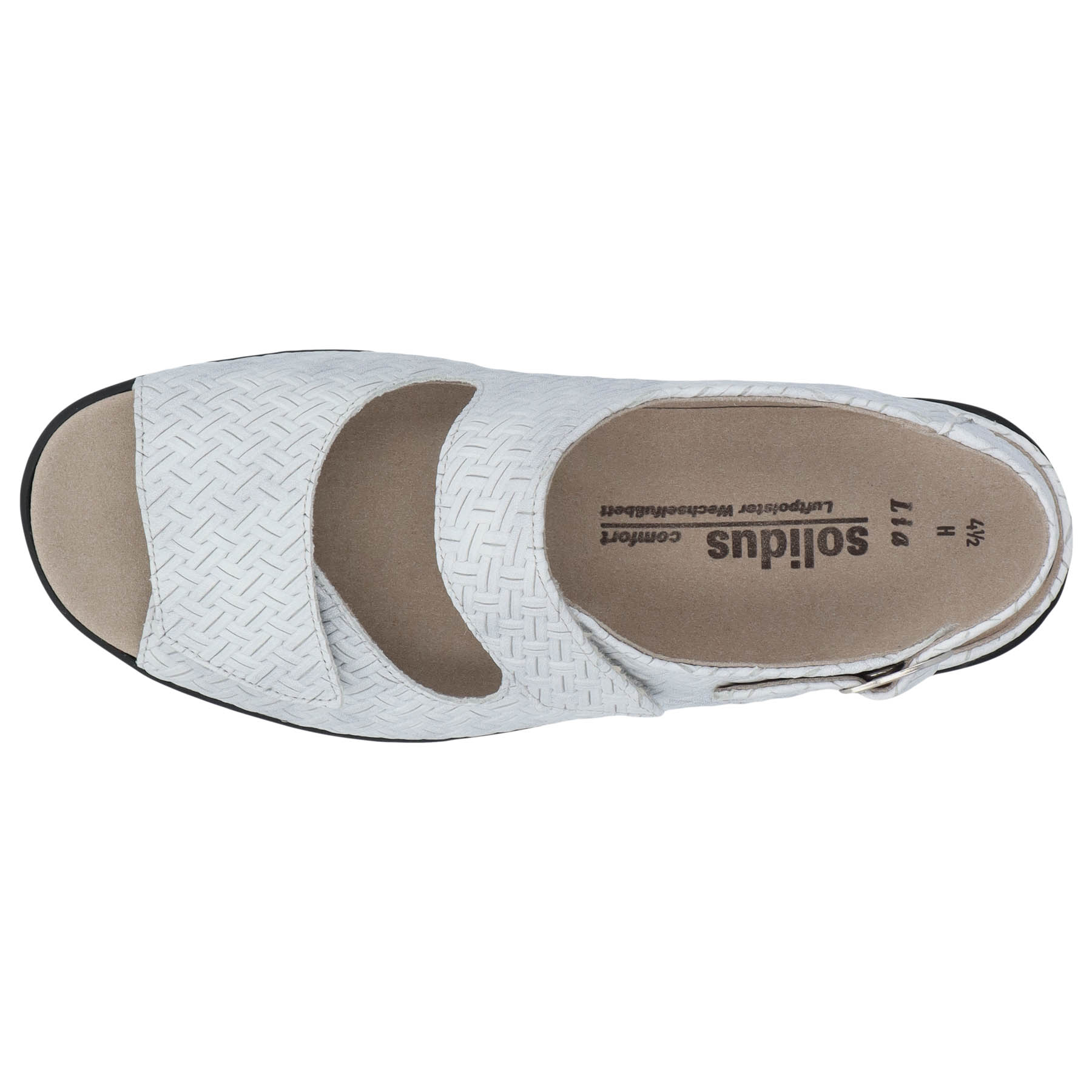 graue sandale draufsicht