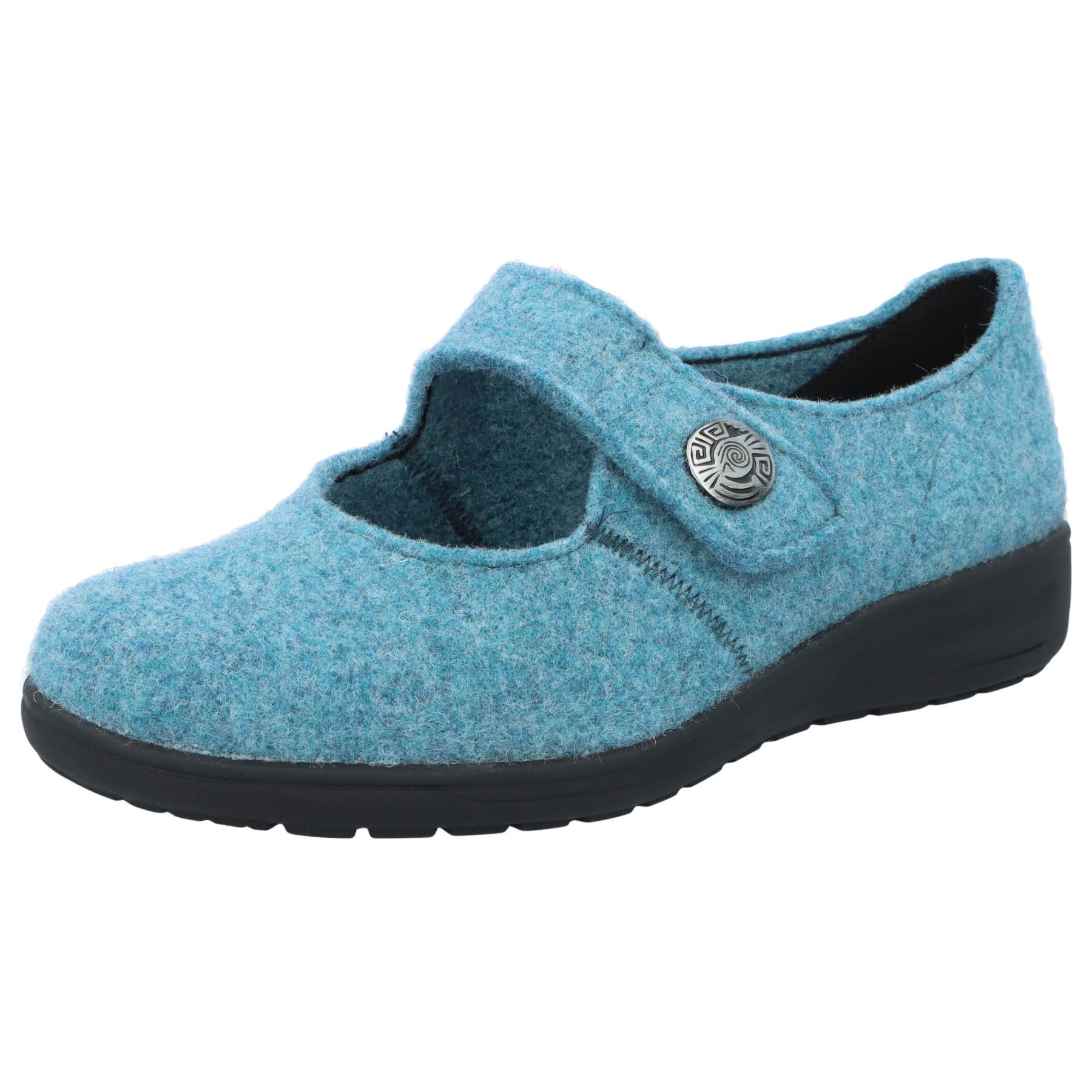 blaue stiefeletten 3-4 ansicht