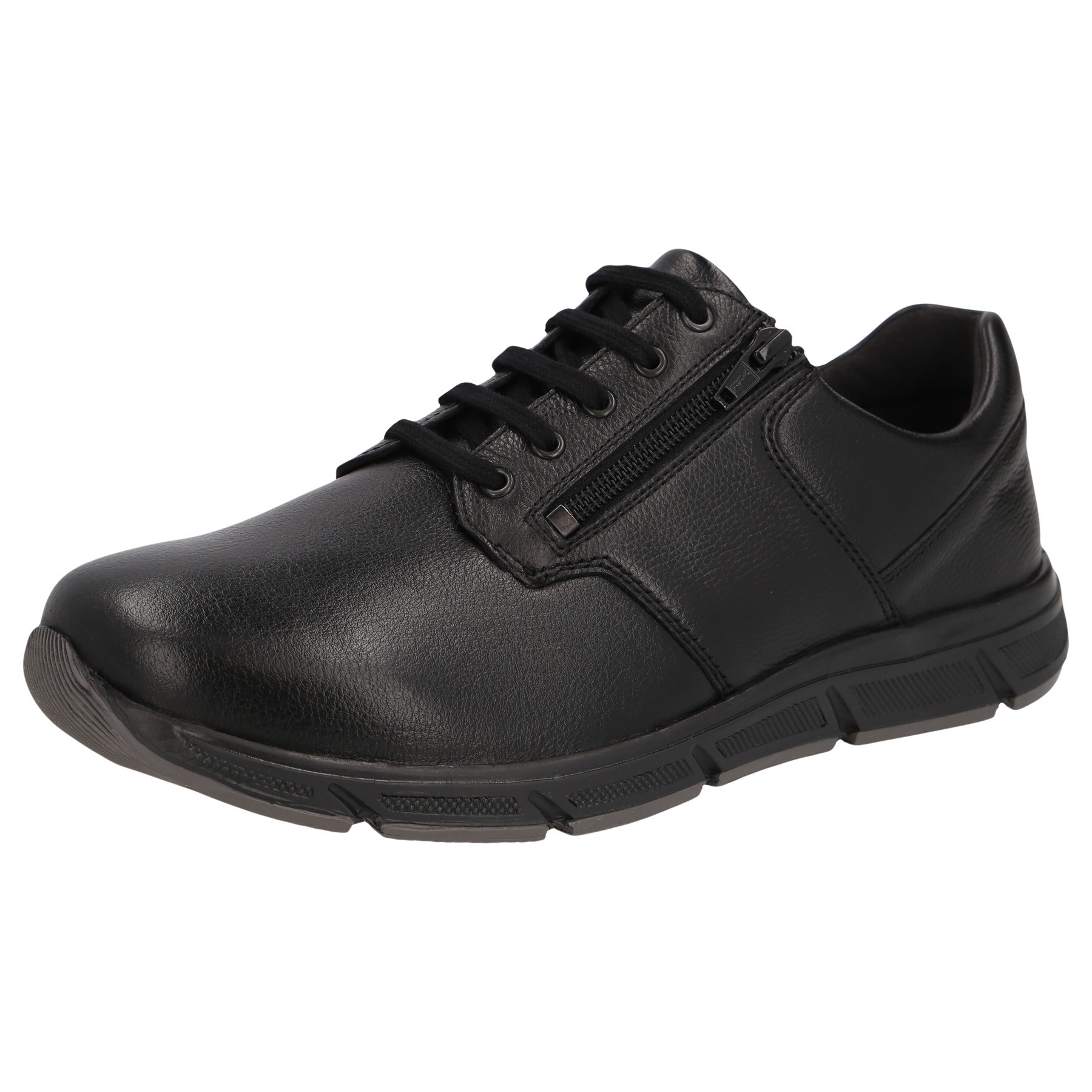 schwarze halbschuh 3-4 ansicht