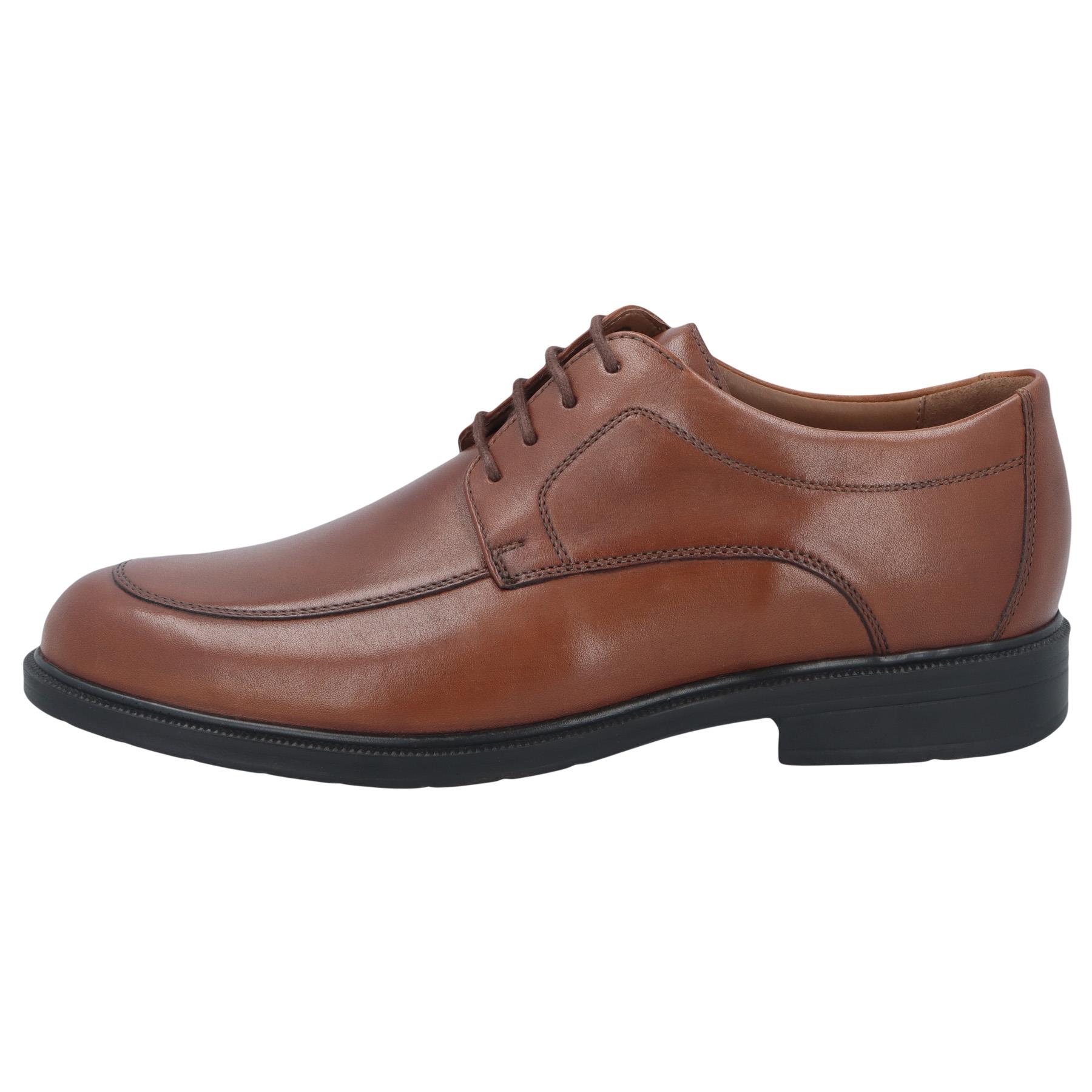 braune halbschuh seitenansicht links